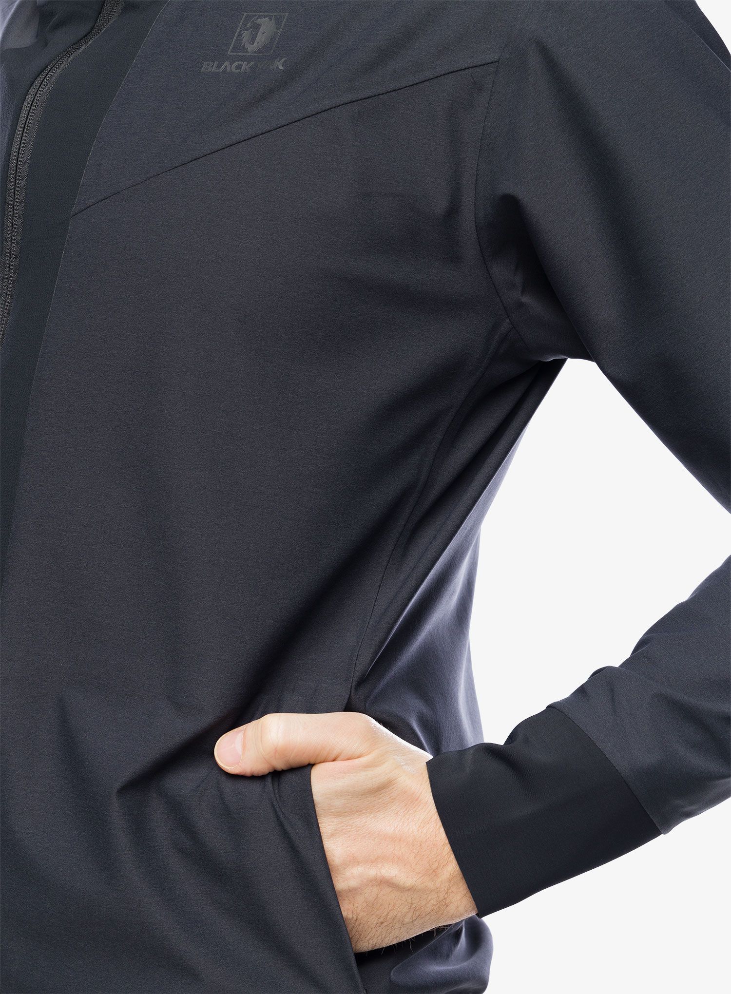 Softshellová bunda BlackYak Dangi Hoody - black beauty