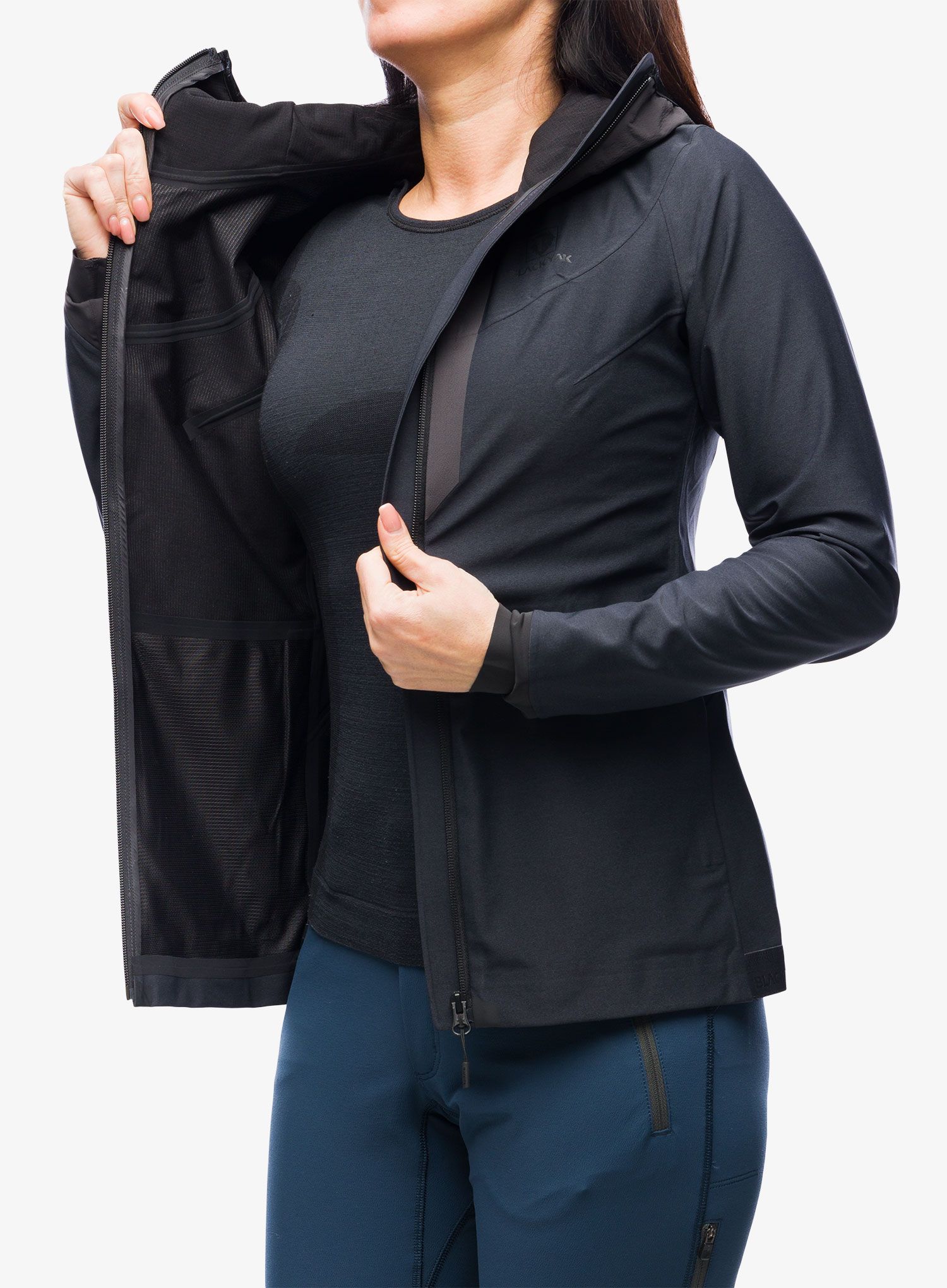 Softshellová bunda dámská BlackYak Dangi Hoody - phantom