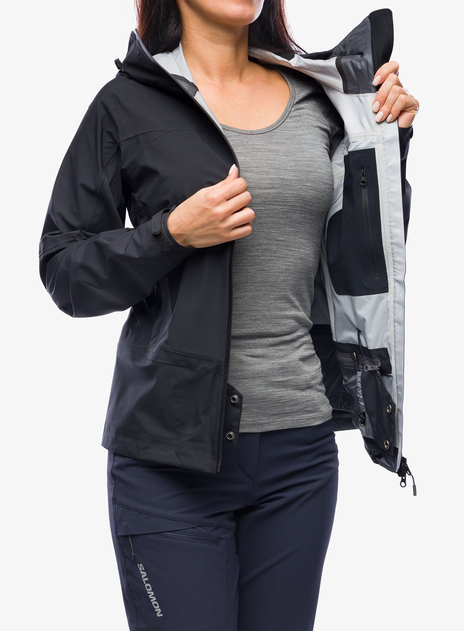 Softshellová bunda dámská BlackYak Hariana Jacket - black