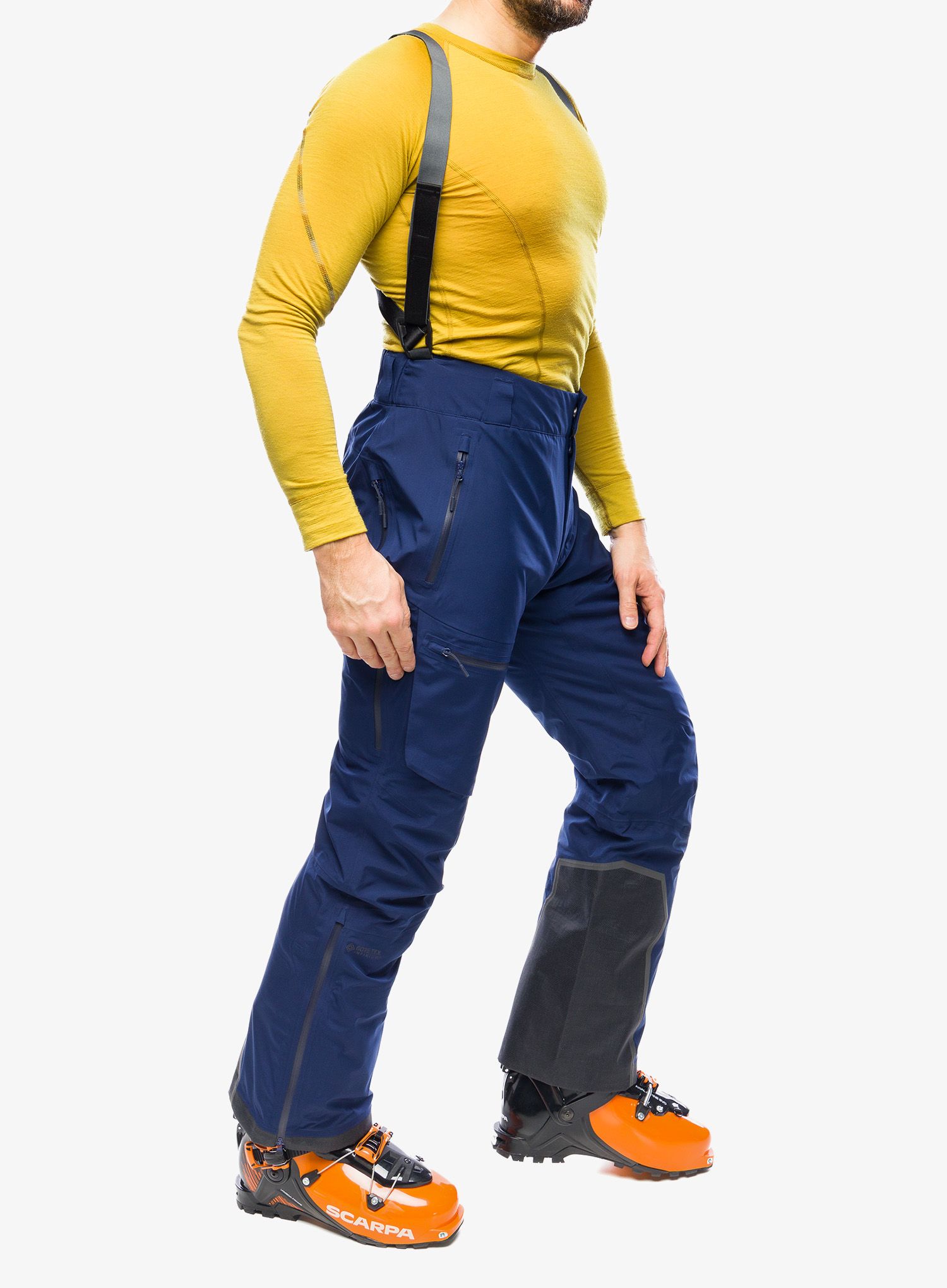 Skialpové kalhoty BlackYak Mahal Pants - medieval blue