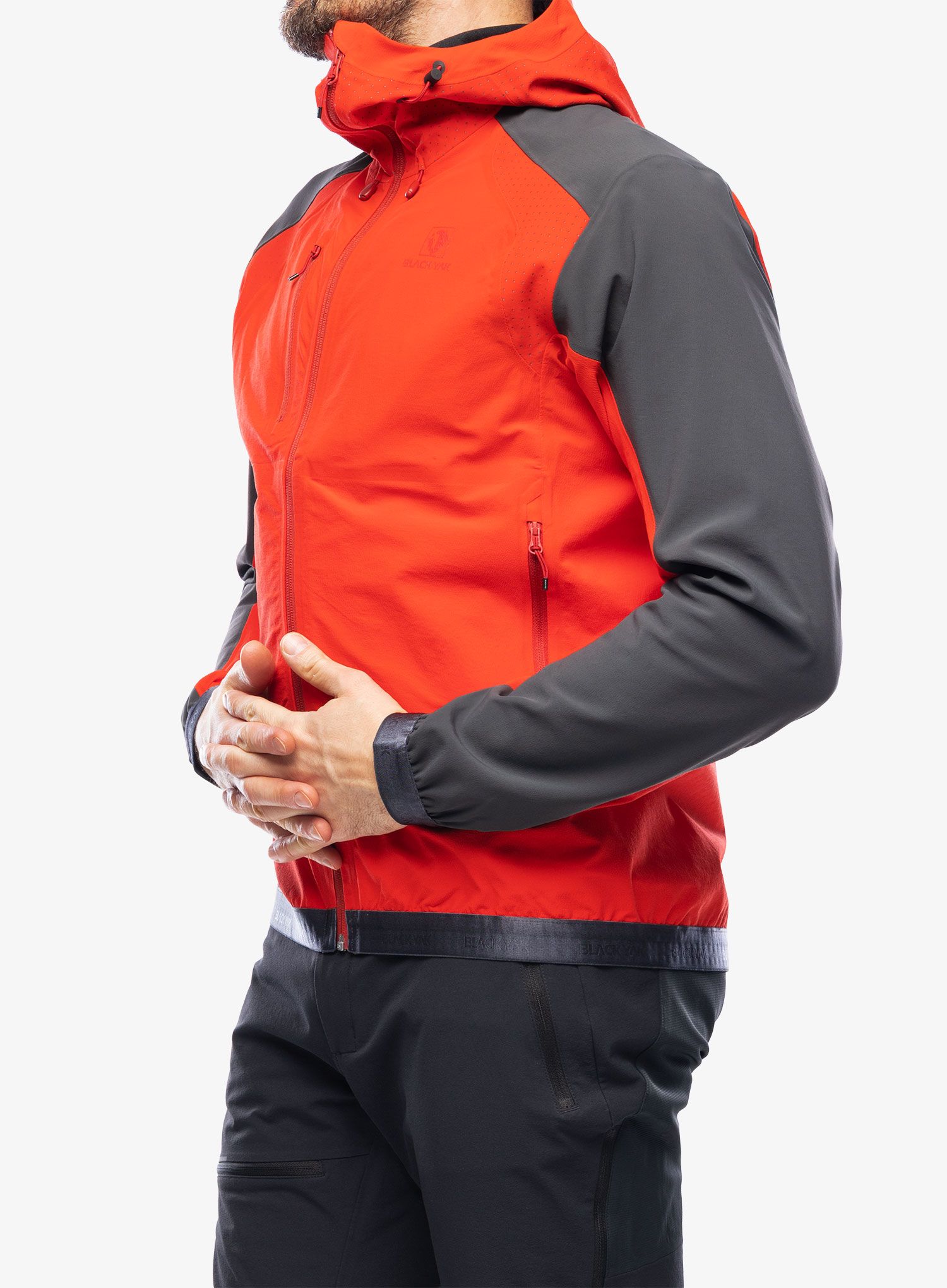 Softshellová bunda BlackYak Modicana Jacket - fiery red