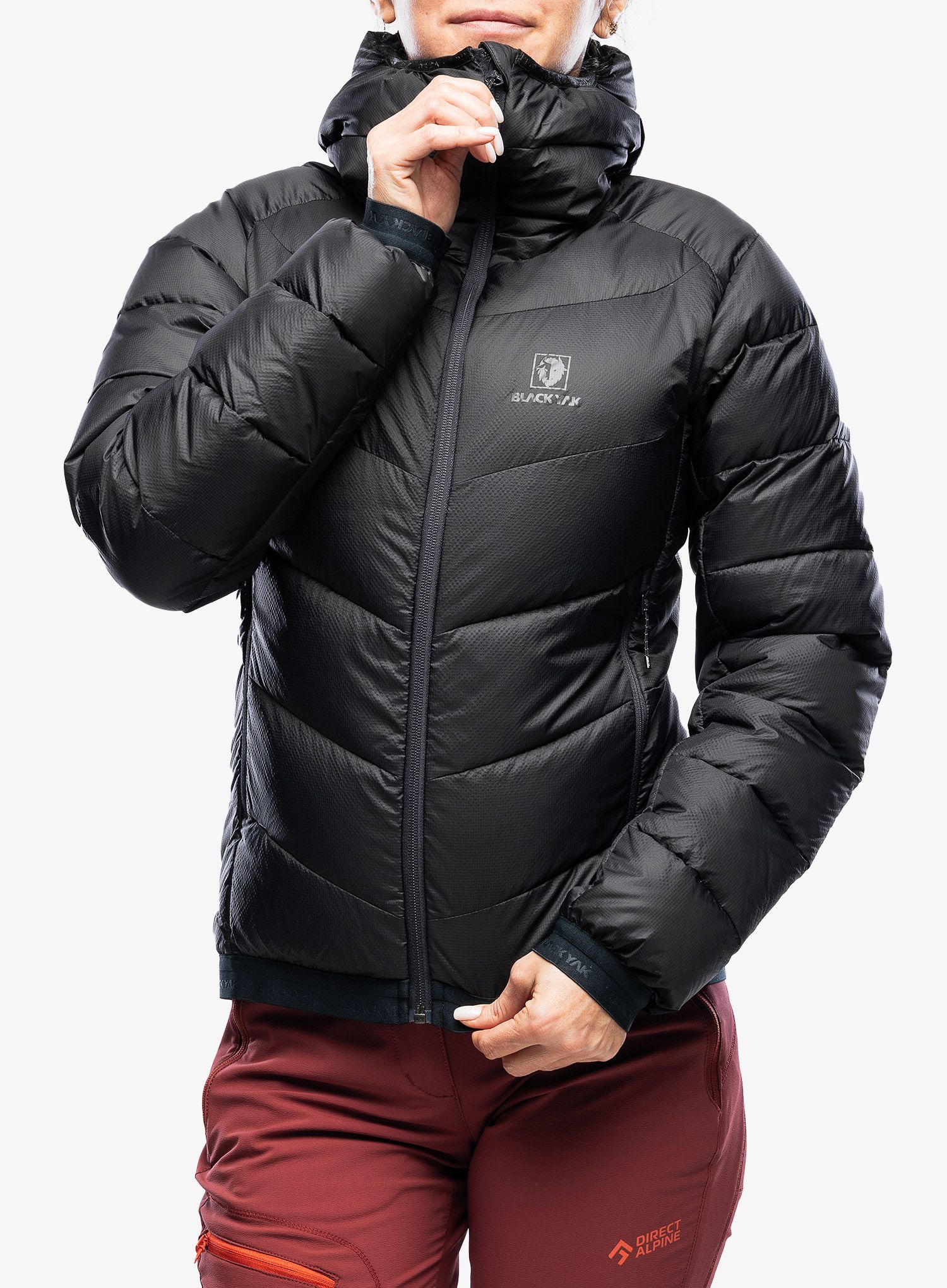 Bunda péřová dámská BlackYak Niata Jacket - black beauty