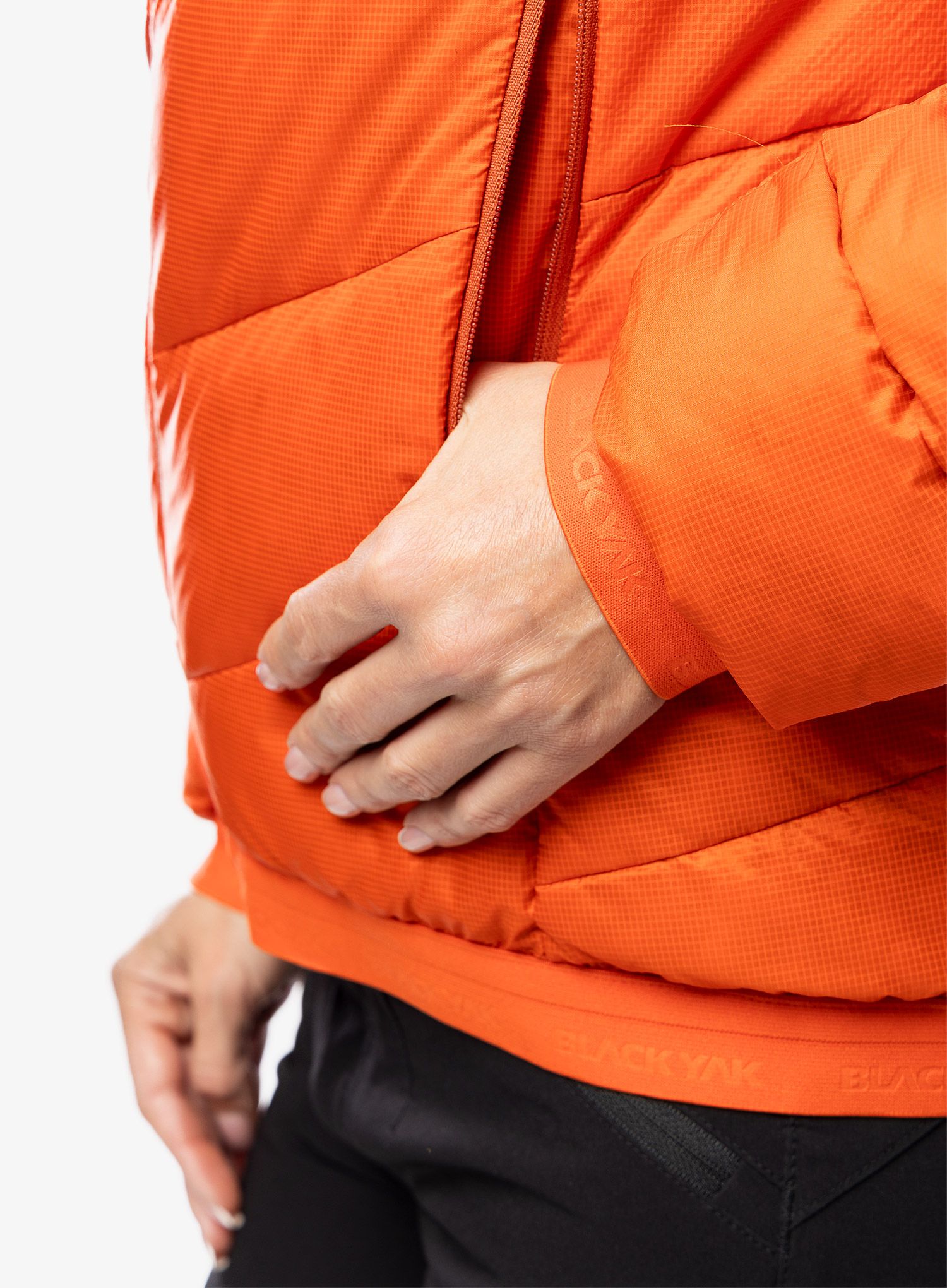 Bunda péřová dámská BlackYak Niata Jacket - pureed pumpkin