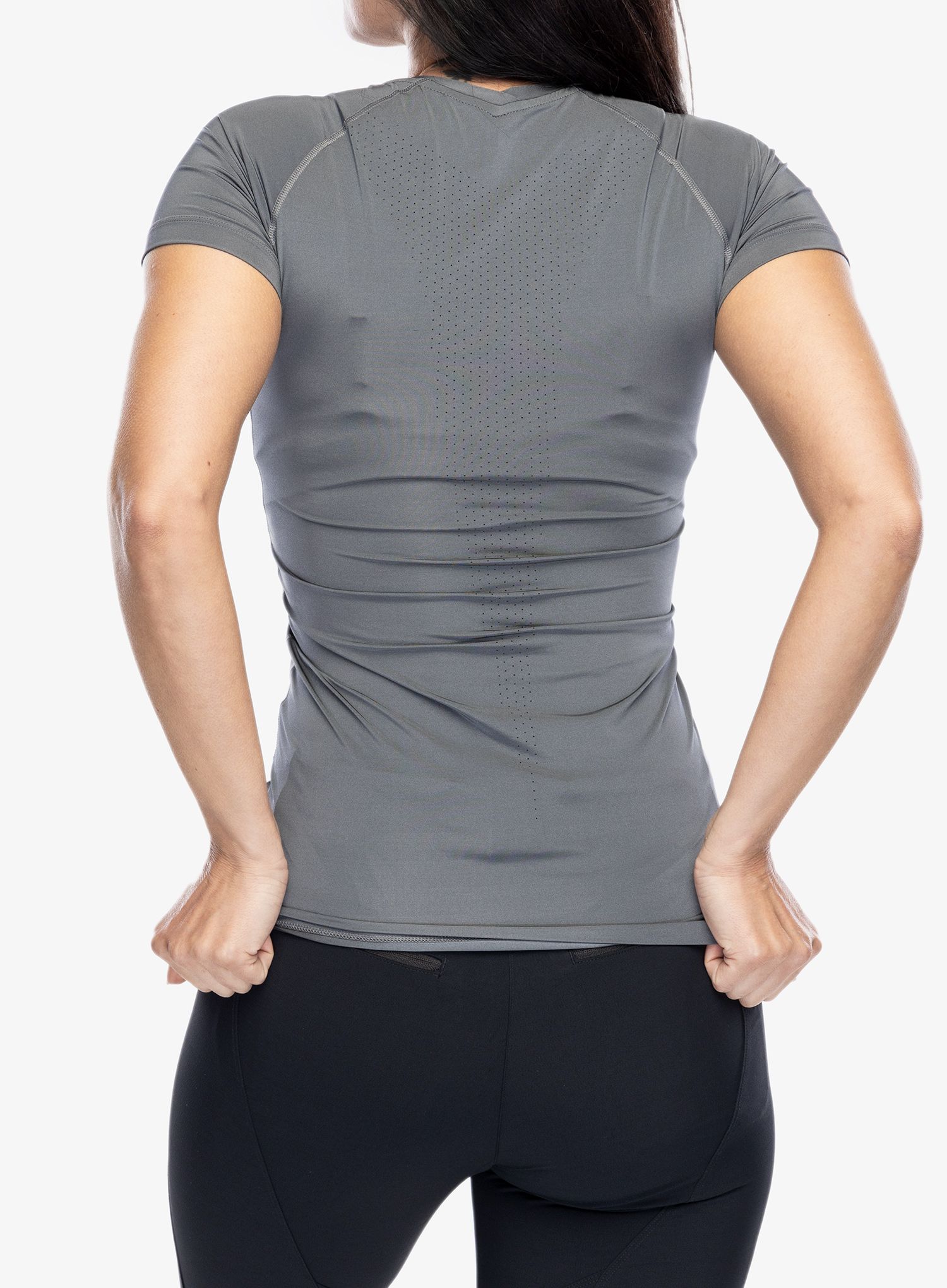 Dámské tričko BlackYak Sardo S/S Shirt - iron gate