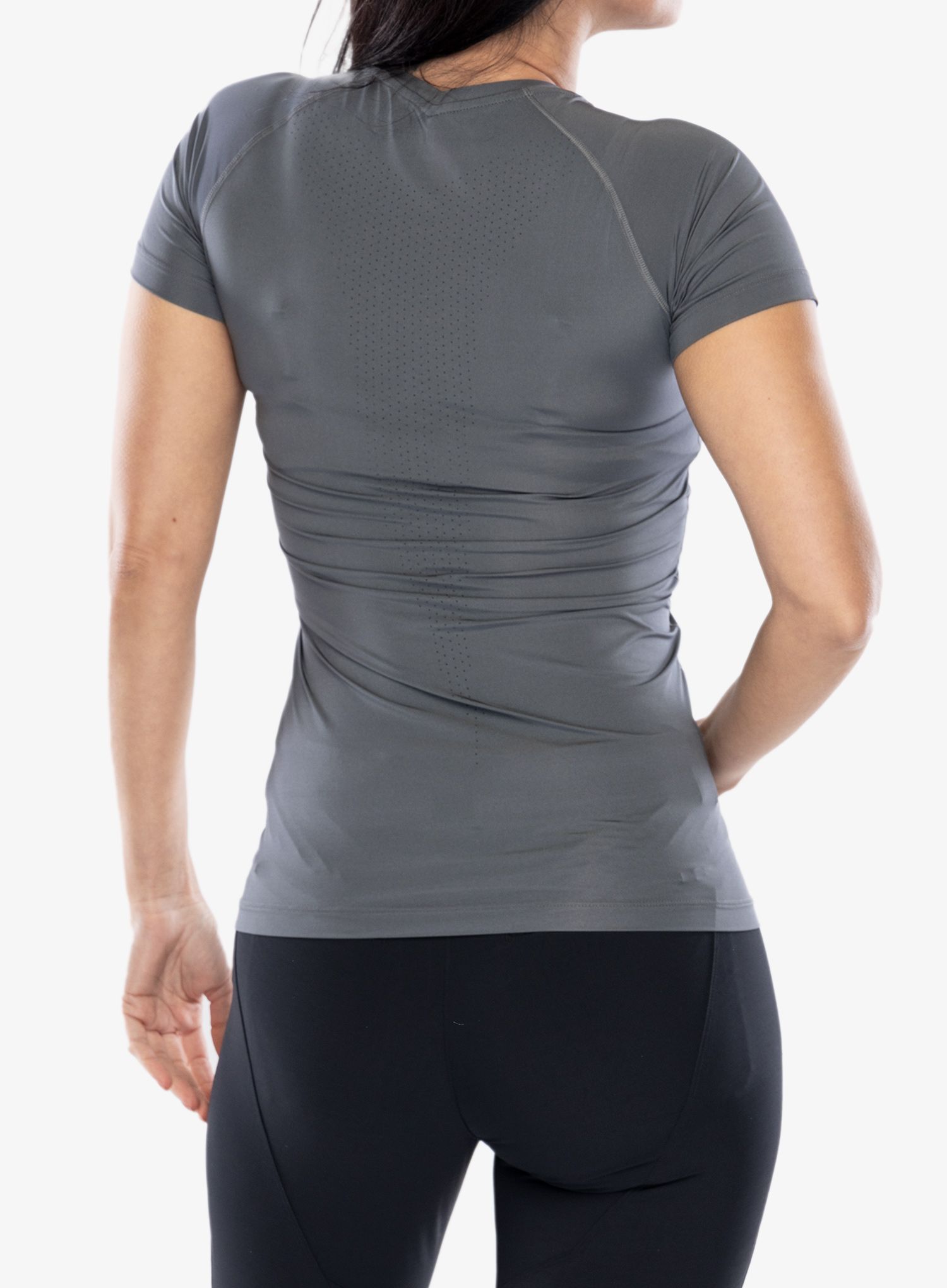 Dámské tričko BlackYak Sardo S/S Shirt - iron gate