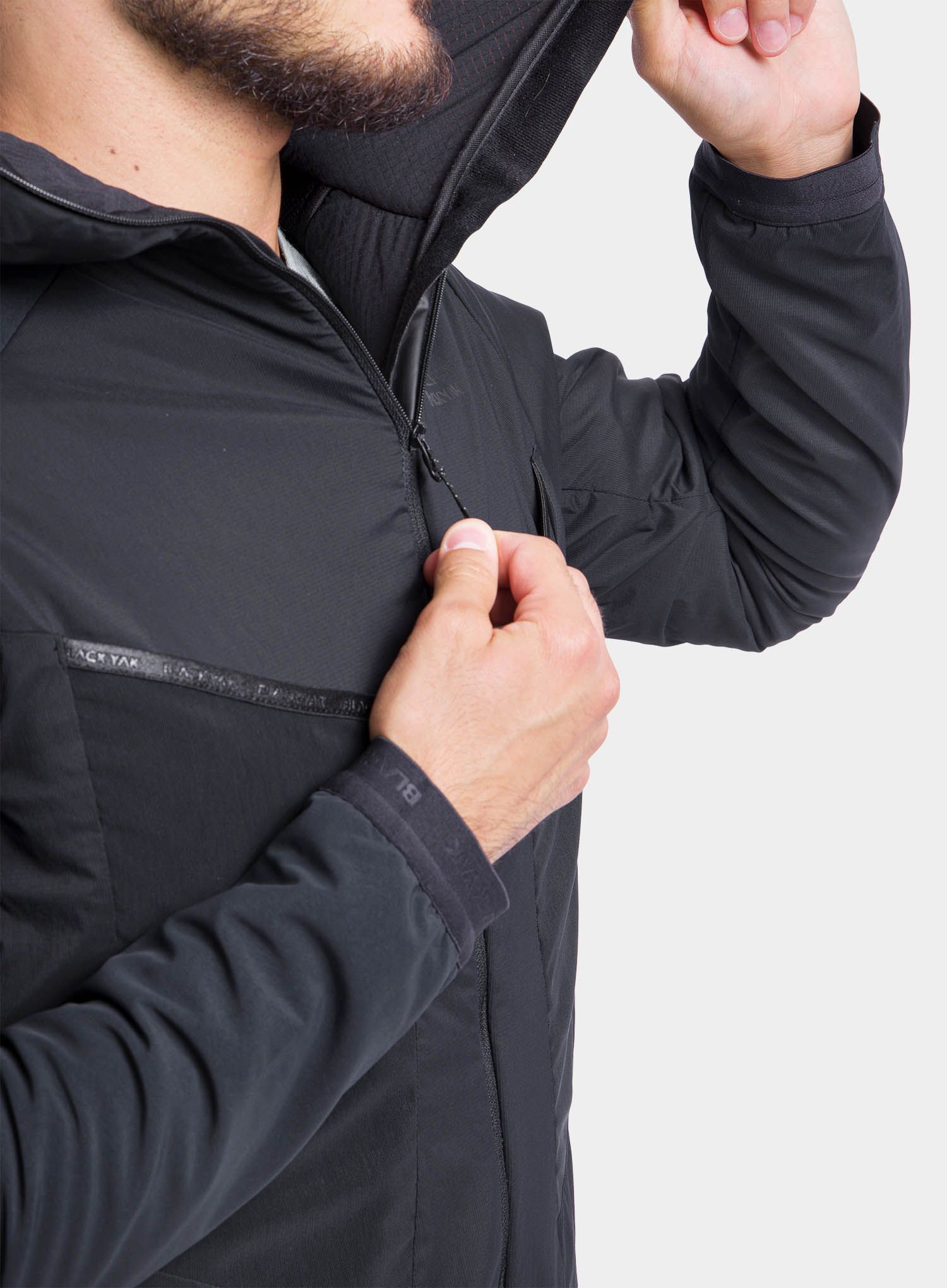 Hybridní bunda BlackYak Yakutian Jacket - black beauty