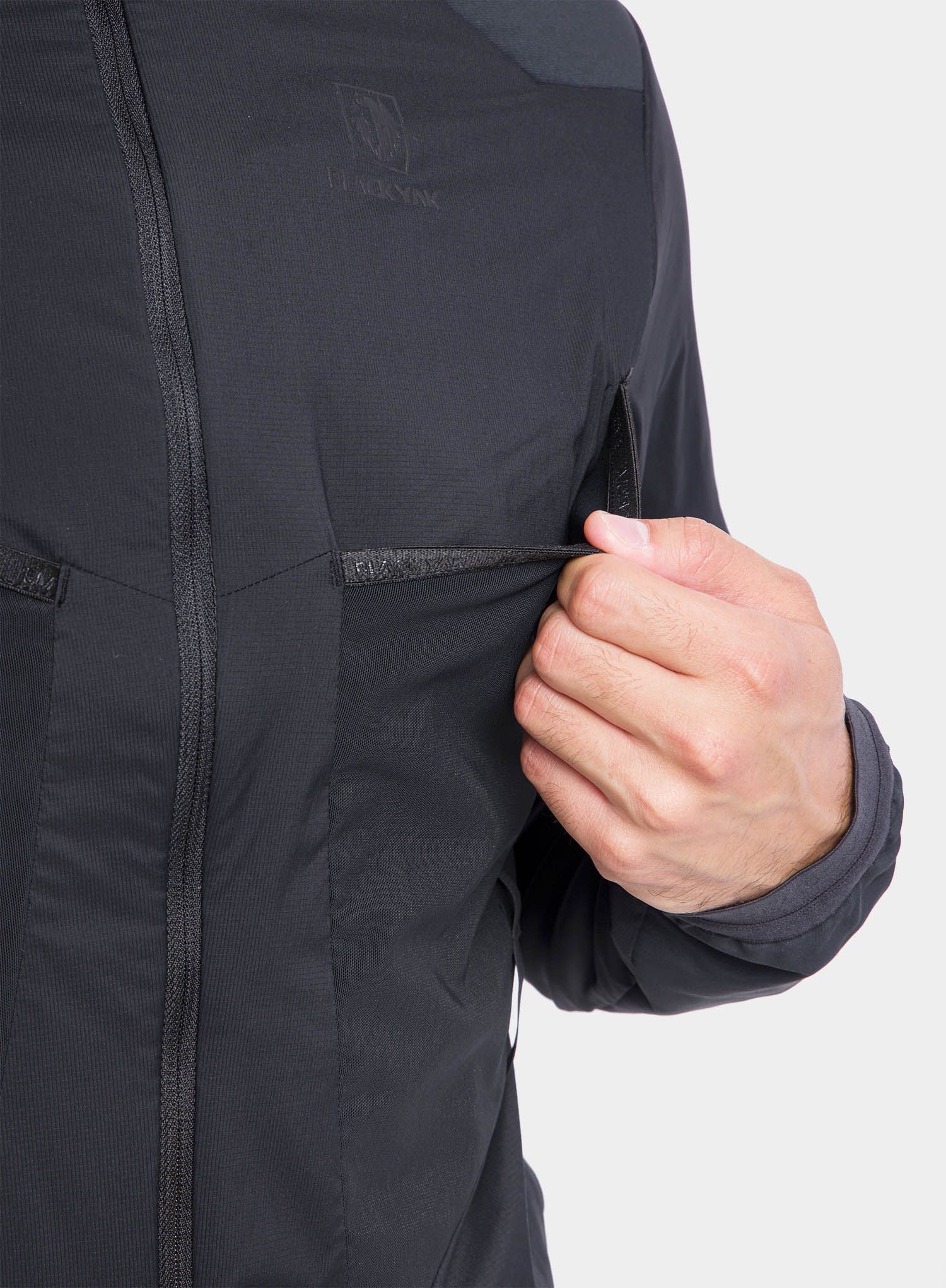 Hybridní bunda BlackYak Yakutian Jacket - black beauty