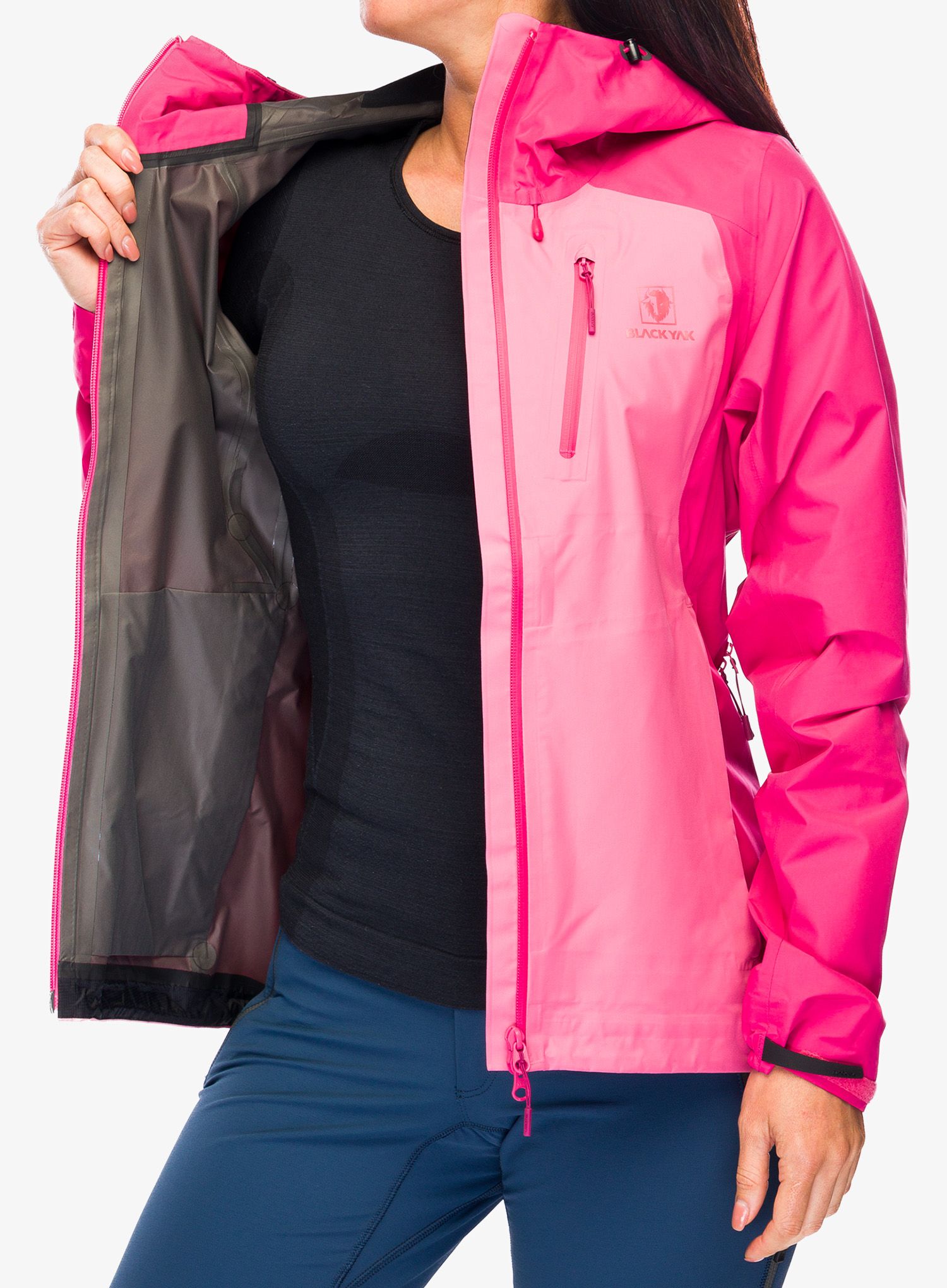 Bunda nepromokavá dámská BlackYak Zebu Jacket - honey suckle