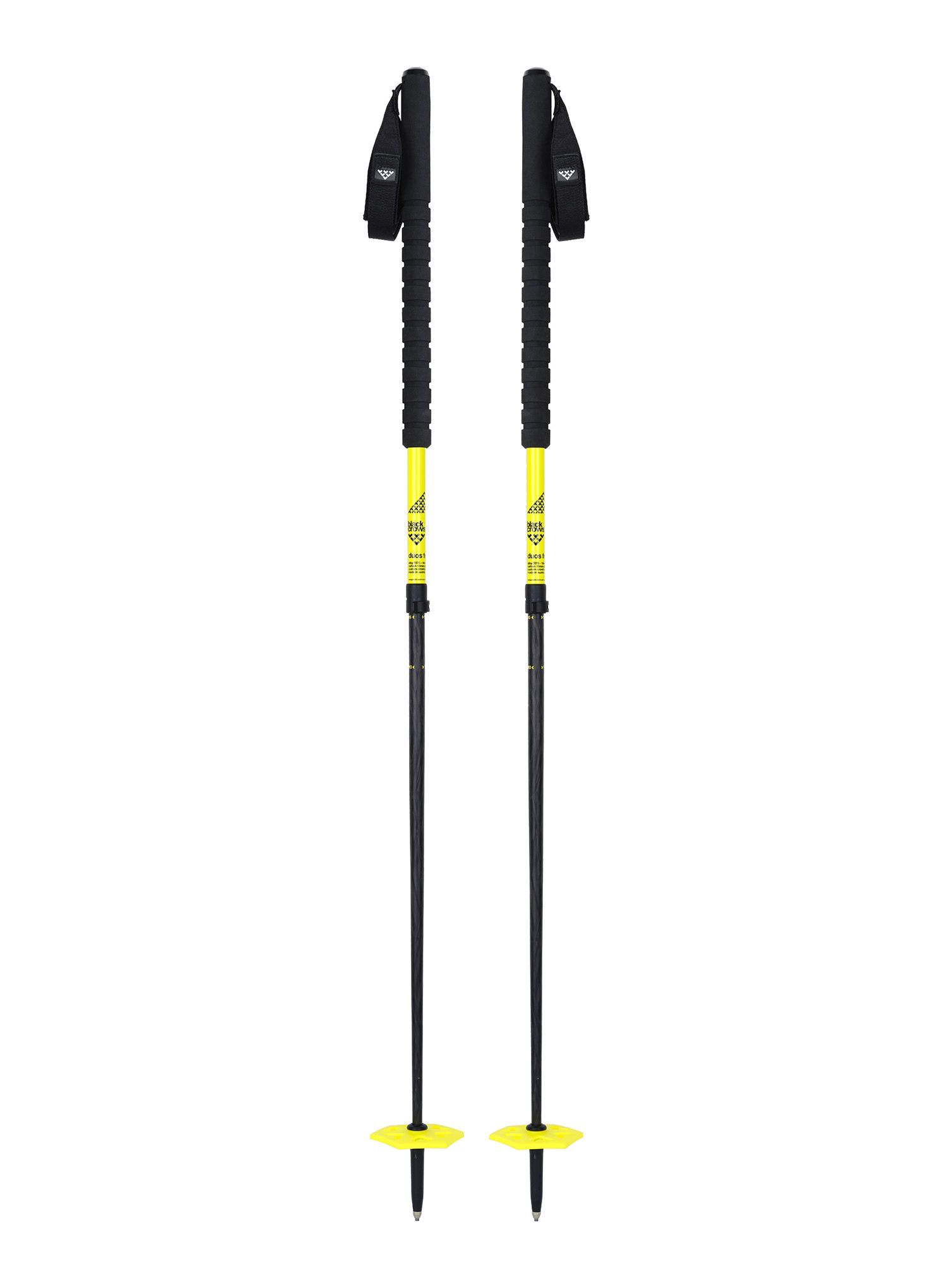 Skialpové hole Black Crows Duos Freebird - black/yellow
