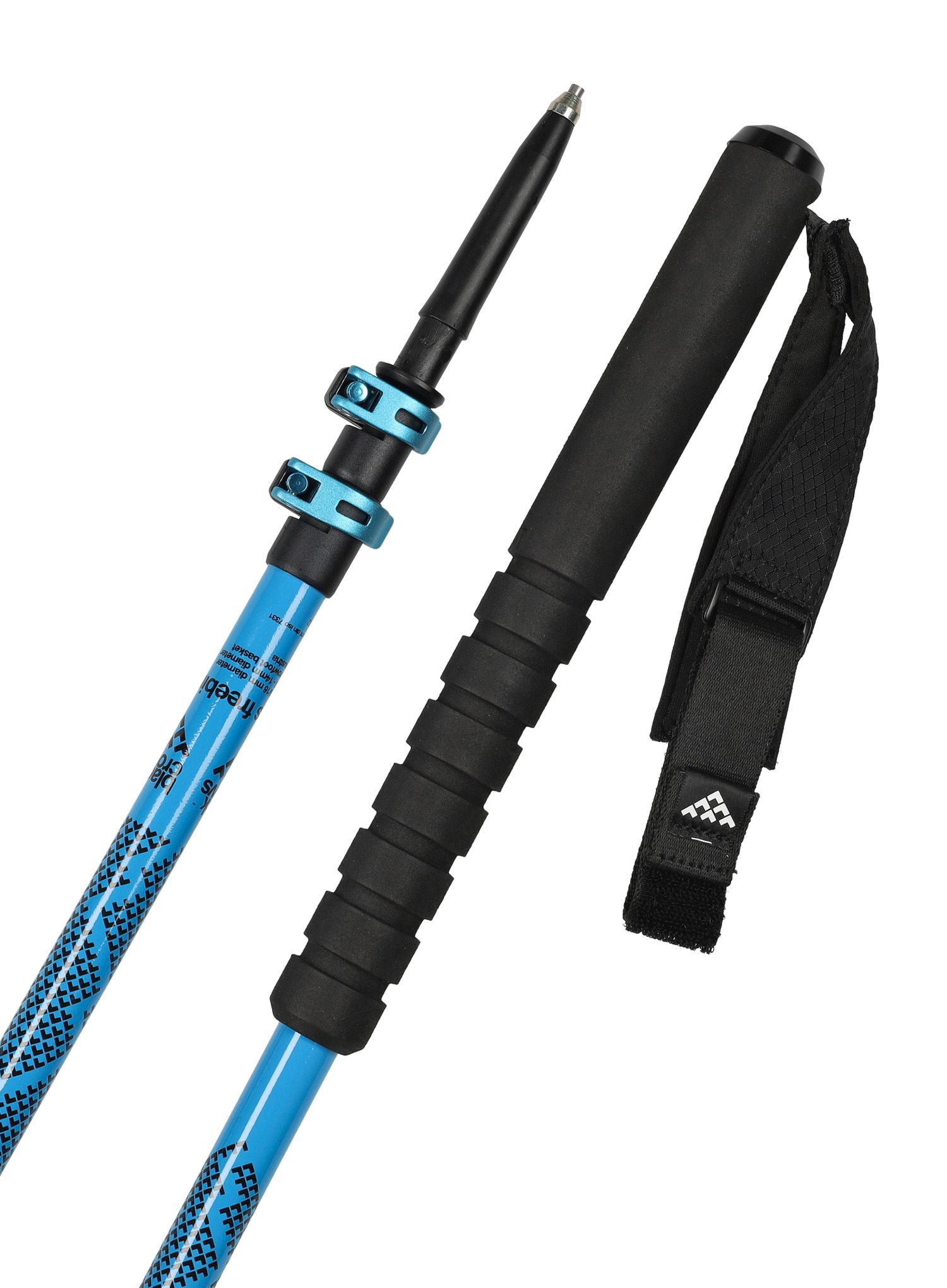 Skialpové hole Black Crows Trios Freebird - black/blue/blue
