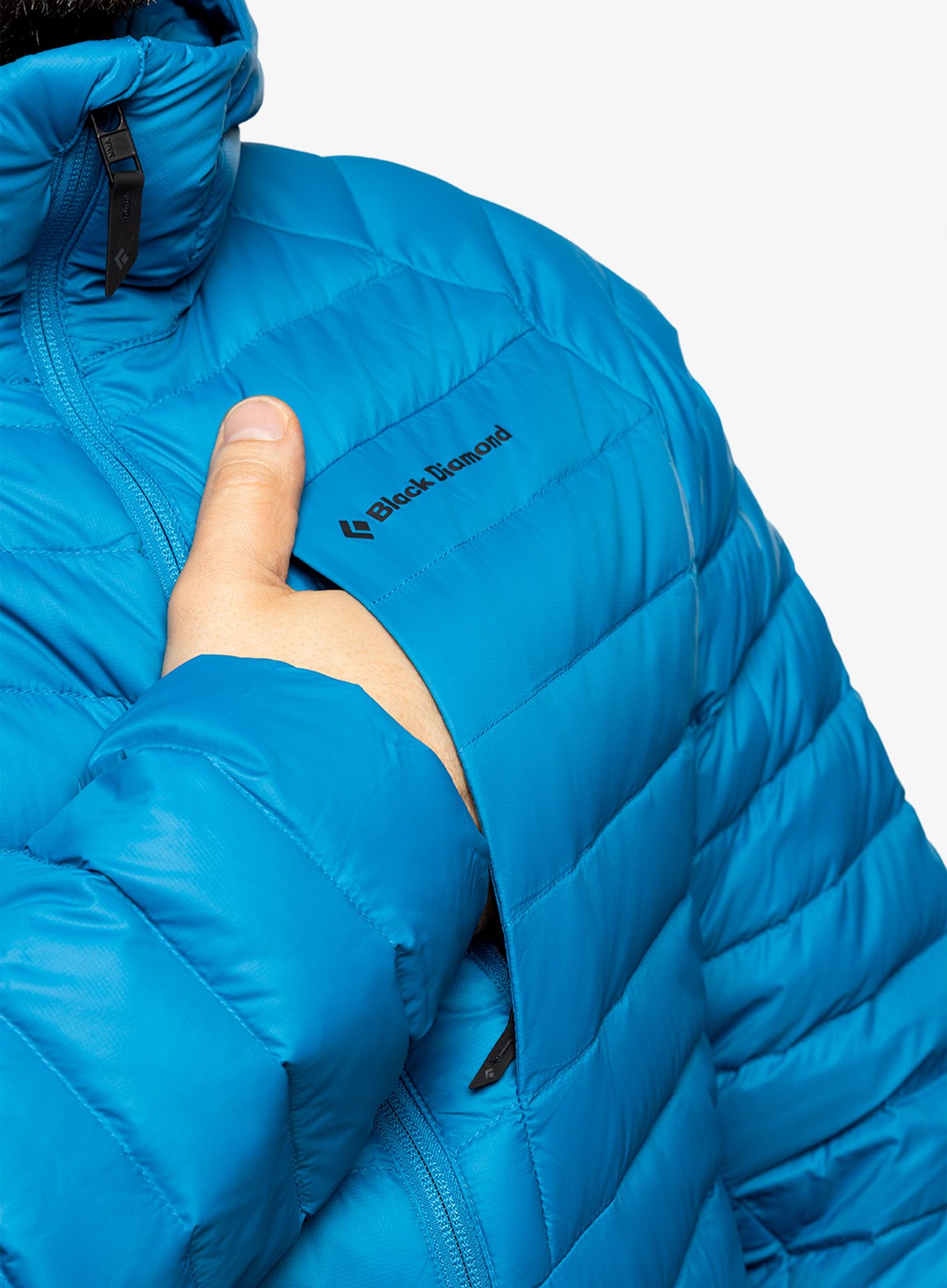 Péřová bunda Black Diamond Access Down Hoody - kingfisher