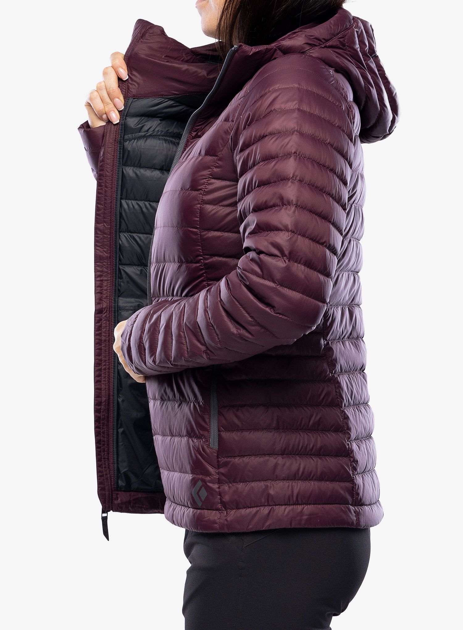 Dámská bunda Black Diamond Access Down Hoody - bordeaux