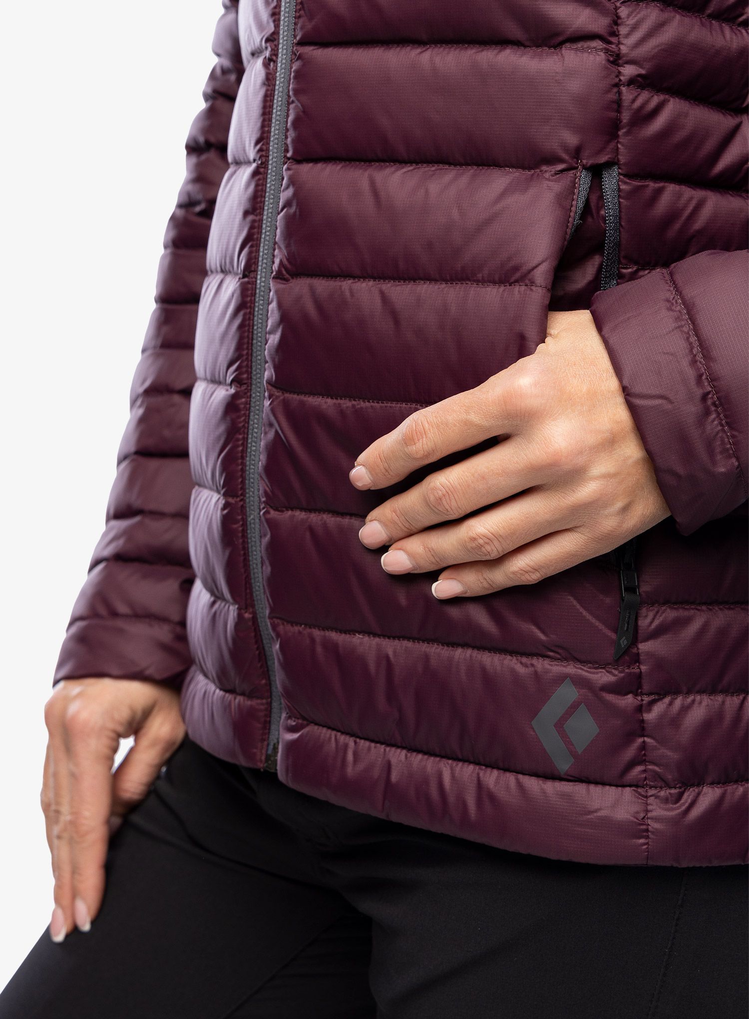 Dámská bunda Black Diamond Access Down Hoody - bordeaux