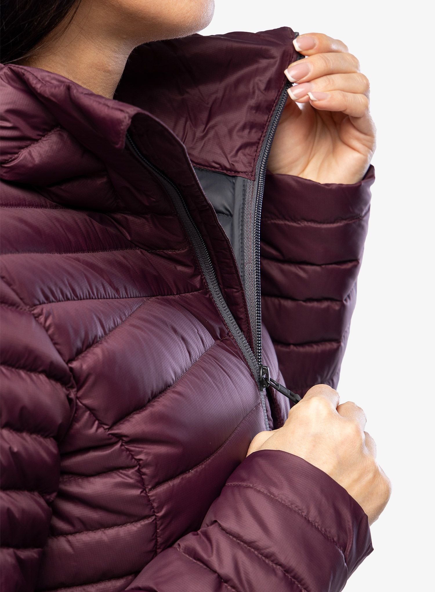 Dámská bunda Black Diamond Access Down Hoody - bordeaux