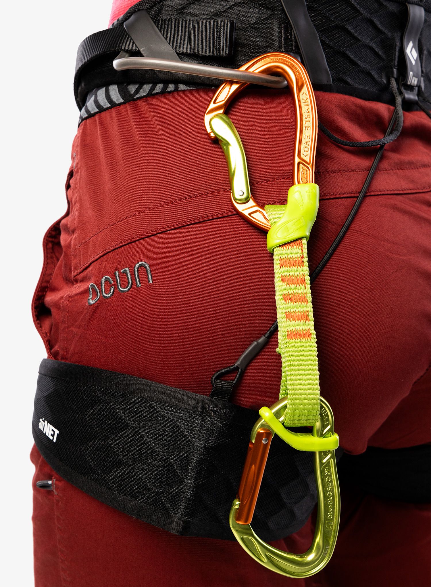 Lezecký úvazek Black Diamond Airnet Harness - black/white