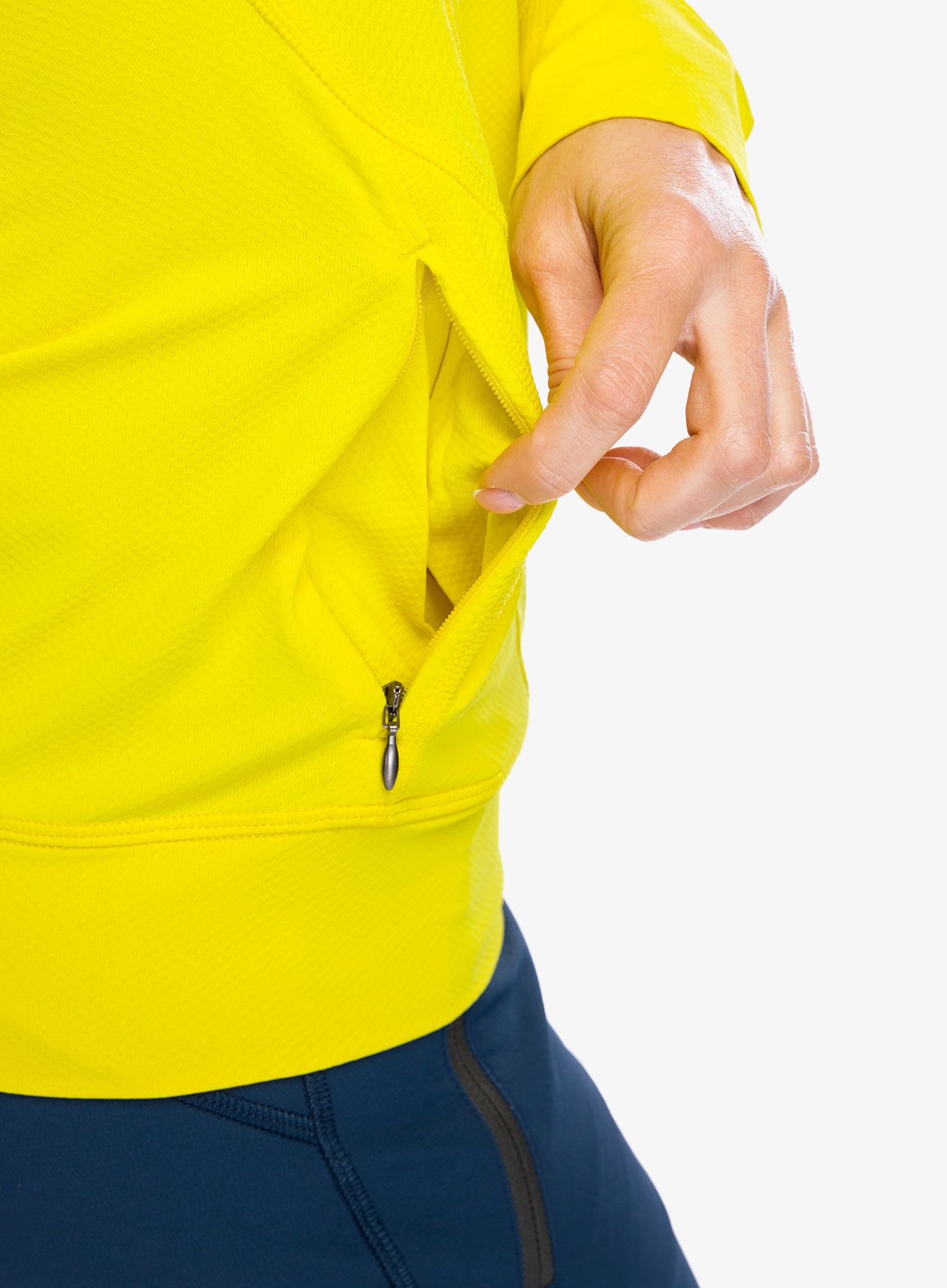 Dámská mikina s kapucí Black Diamond Alpenglow Hoody - clean yellow
