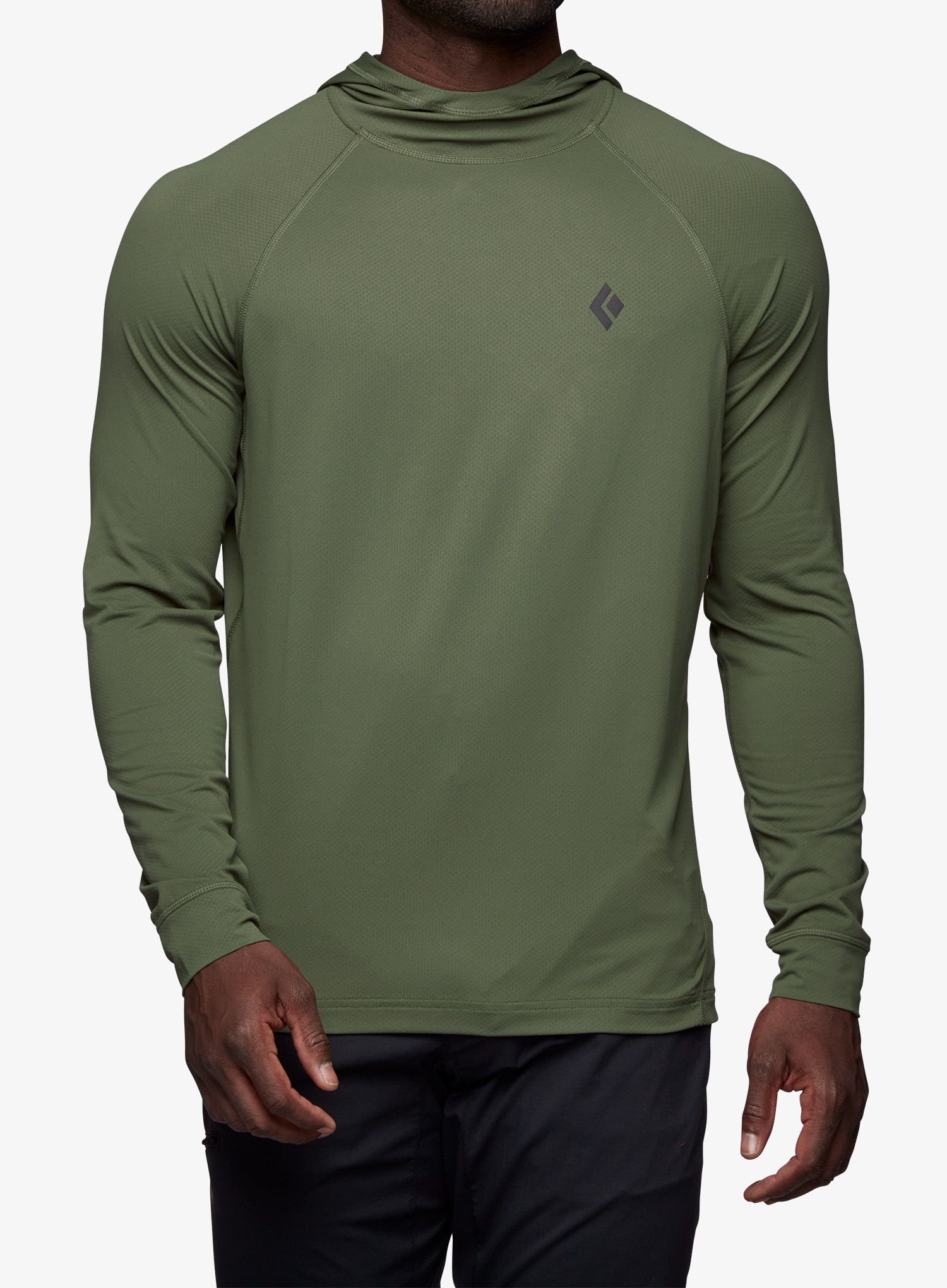 Mikina s kapucí Black Diamond Alpenglow Hoody - tundra