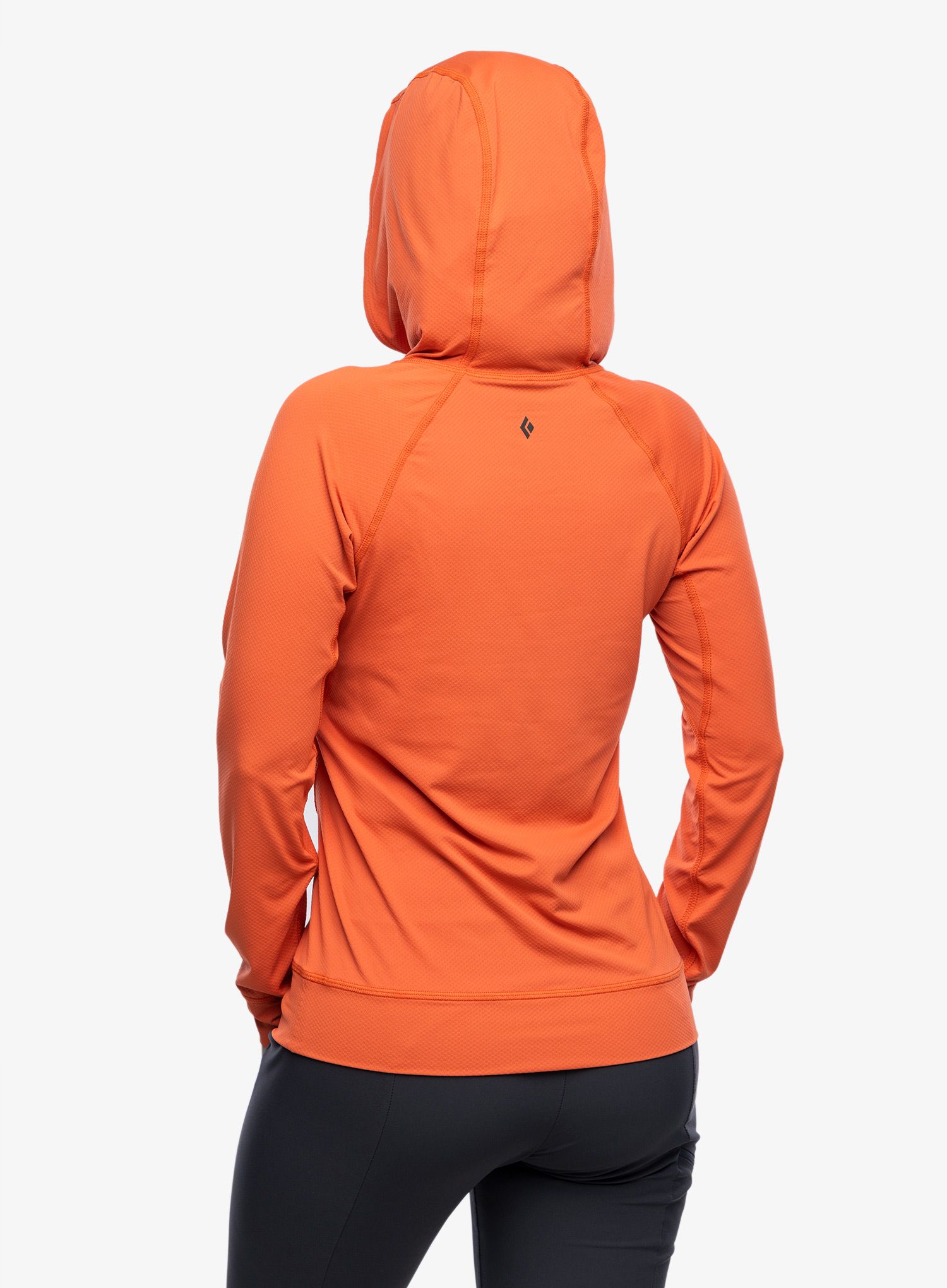Dámská mikina s kapucí Black Diamond Alpenglow Hoody - baja sunrise