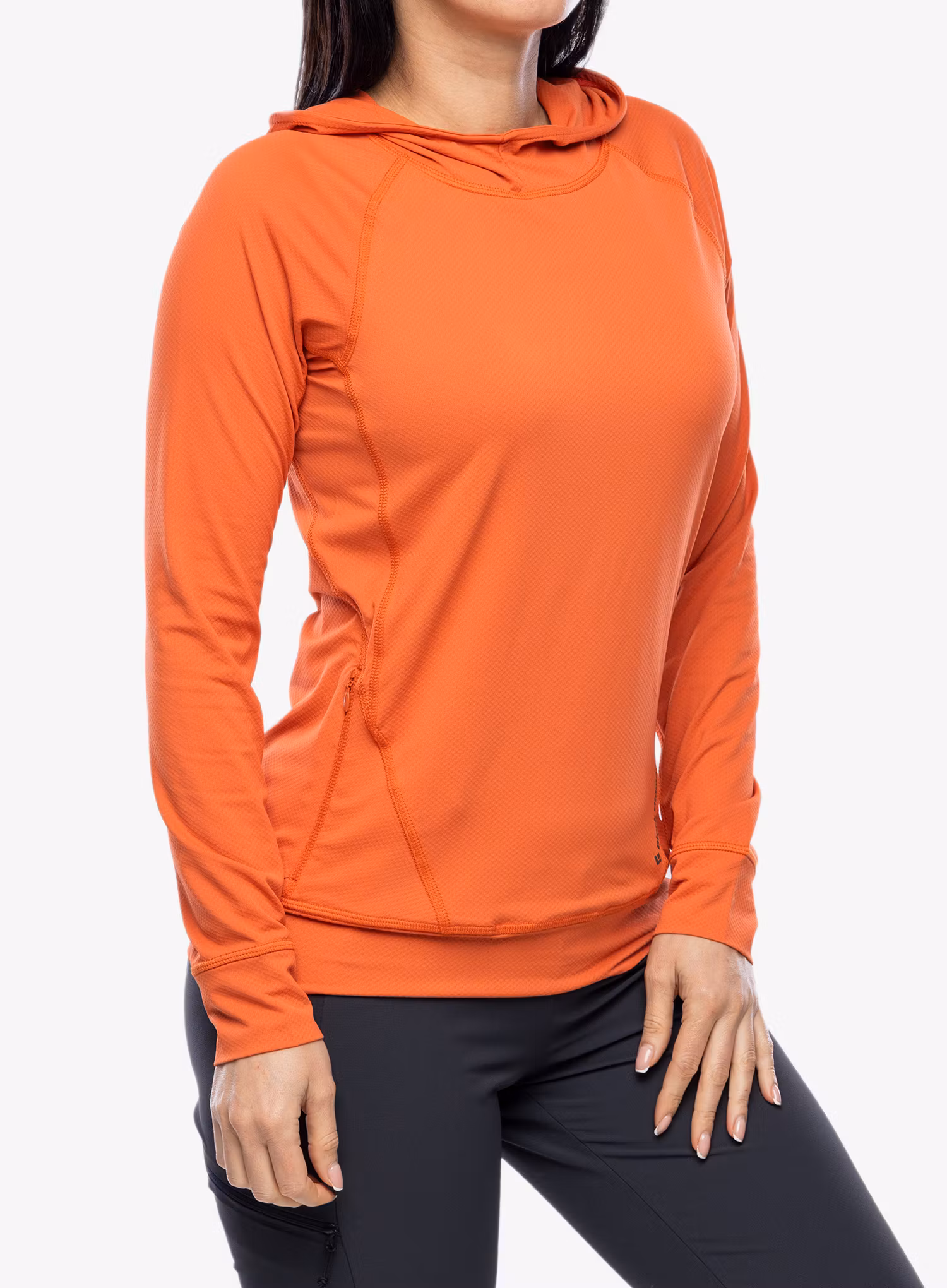 Dámská mikina s kapucí Black Diamond Alpenglow Hoody - baja sunrise