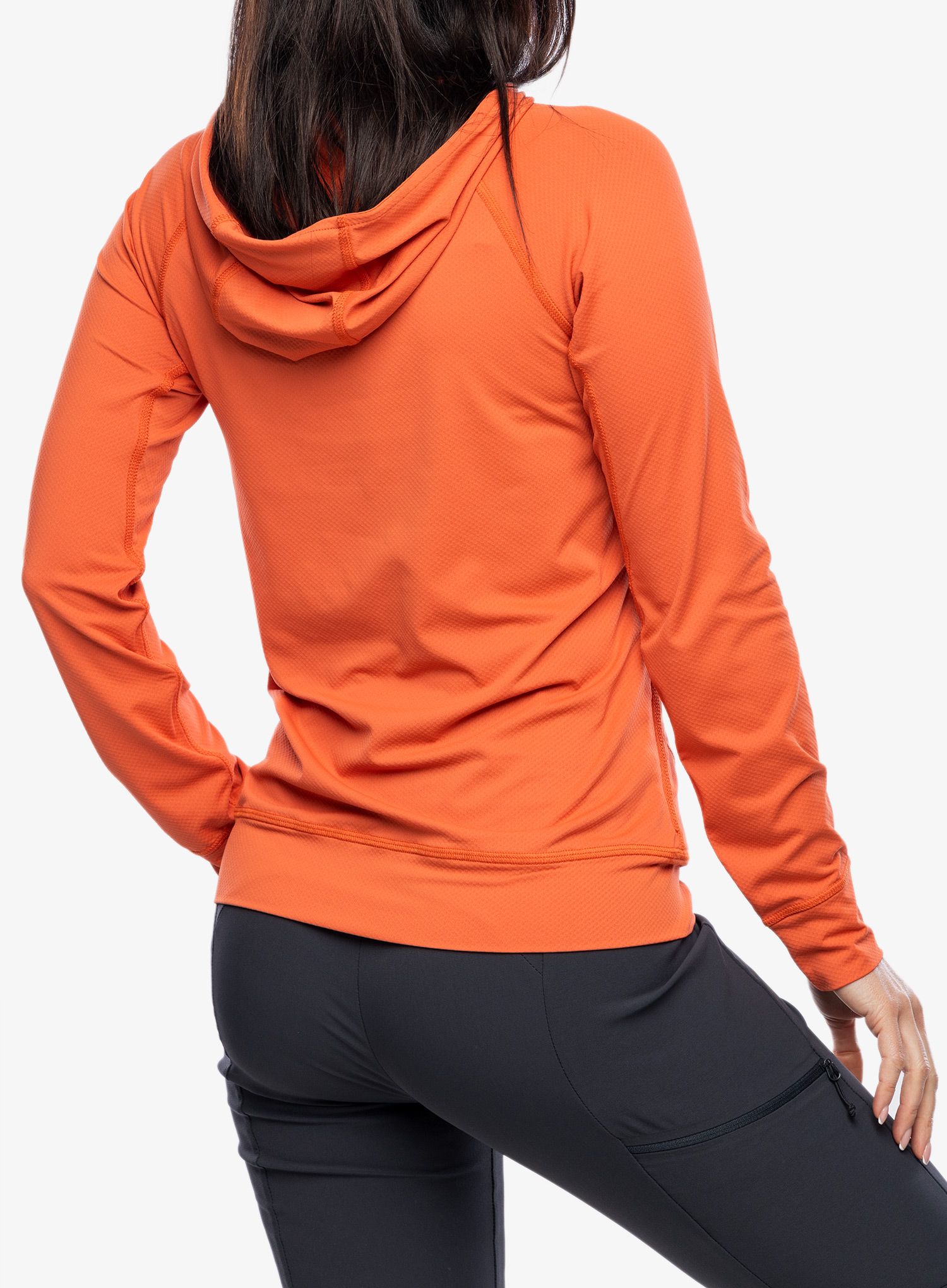 Dámská mikina s kapucí Black Diamond Alpenglow Hoody - baja sunrise
