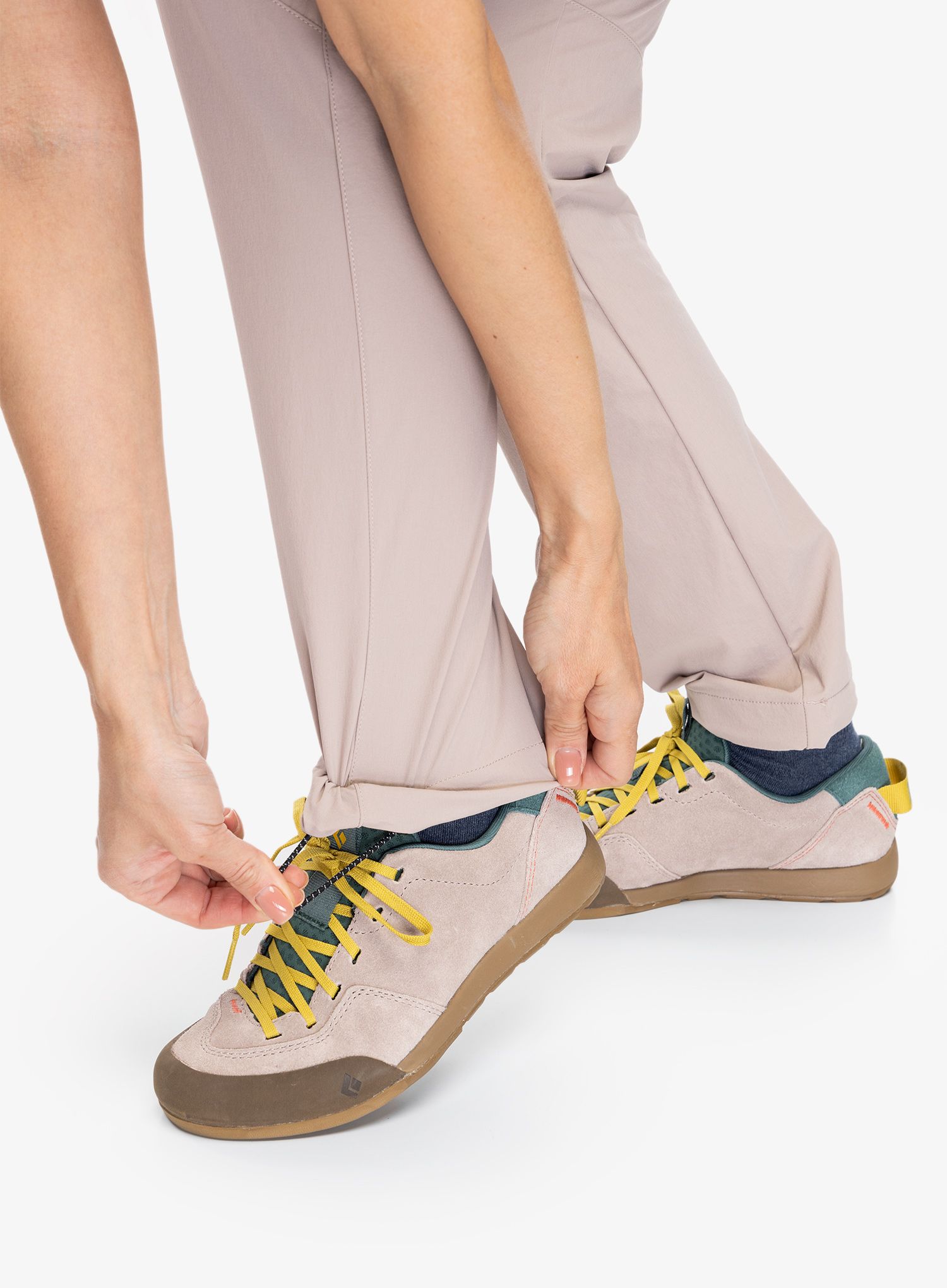 Trekové kalhoty dámské Black Diamond Alpine Light Pants - pale mauve