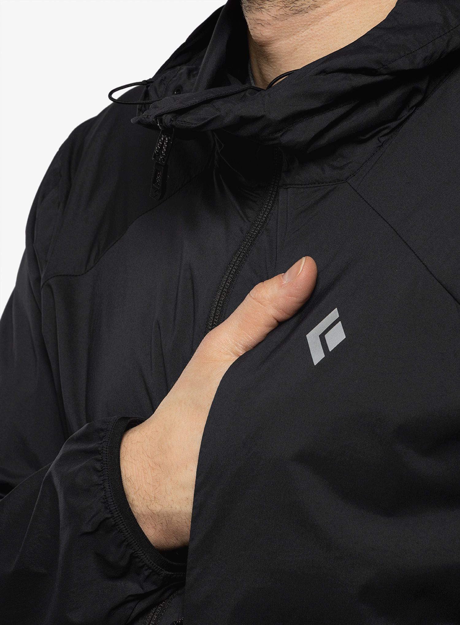 Softshellová bunda Black Diamond Alpine Start Hoody - black