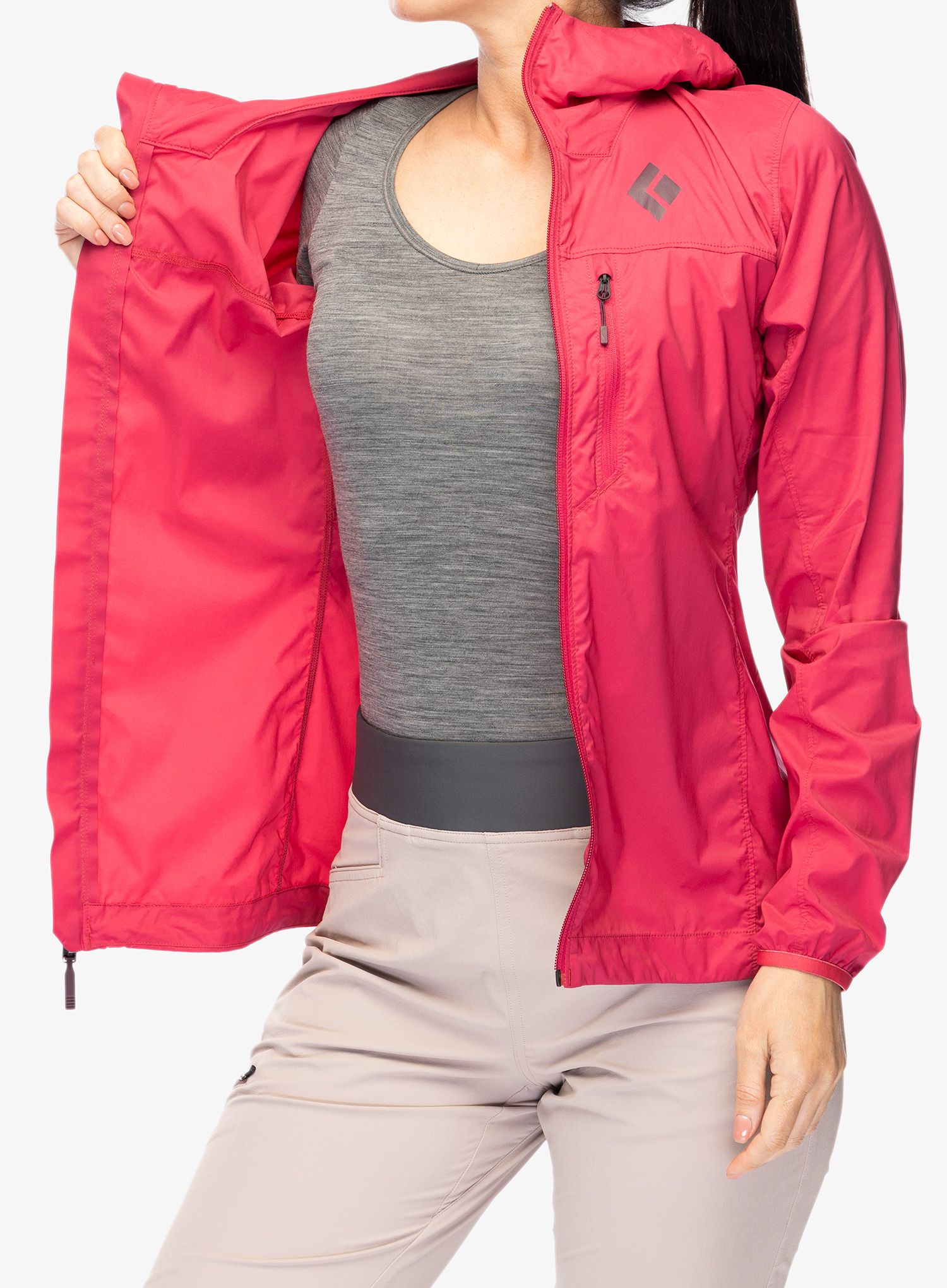 Bunda dámská Black Diamond Alpine Start Hoody - pomegranate