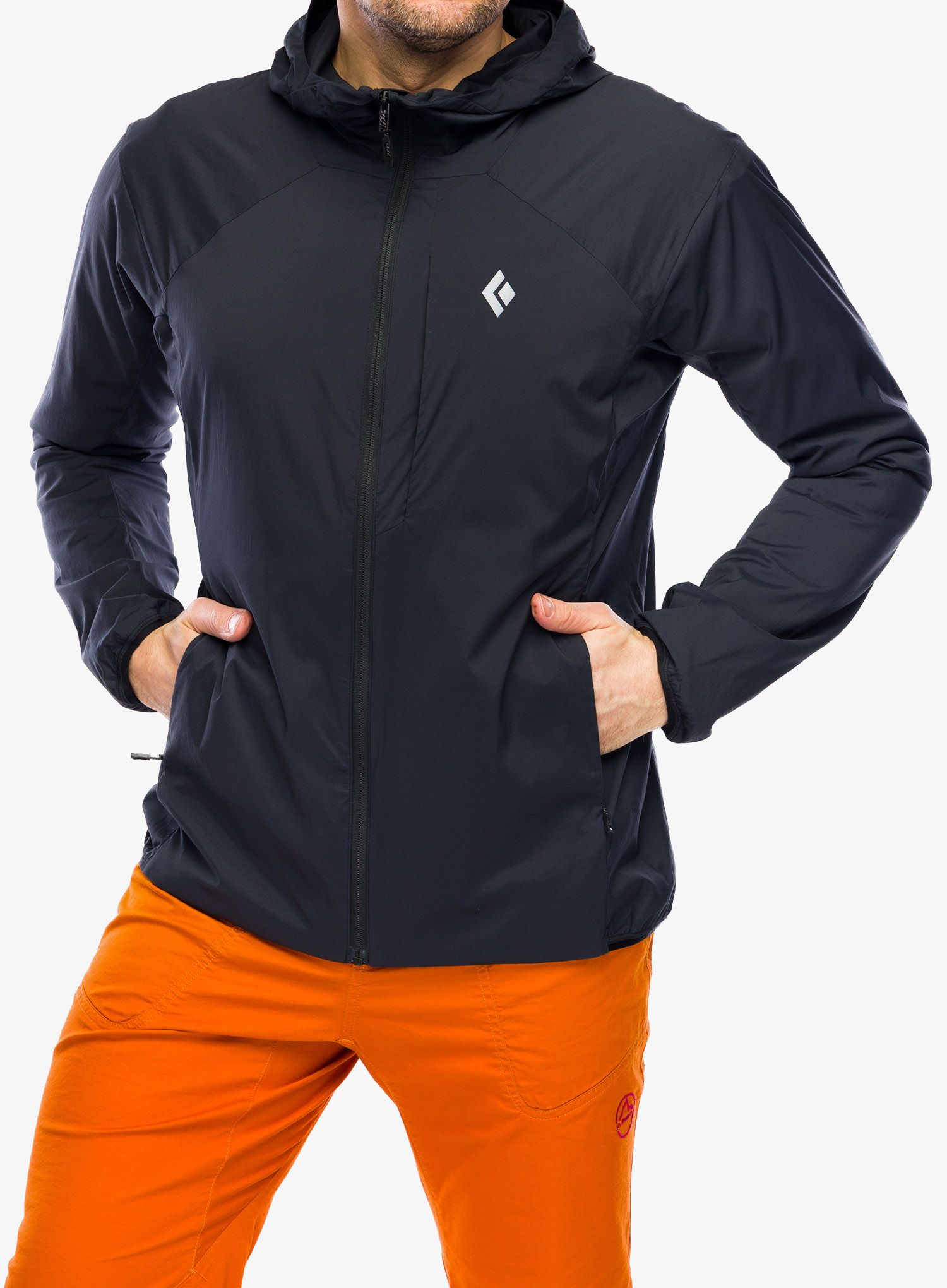 Softshellová bunda Black Diamond Alpine Start Insulated Hoody - black
