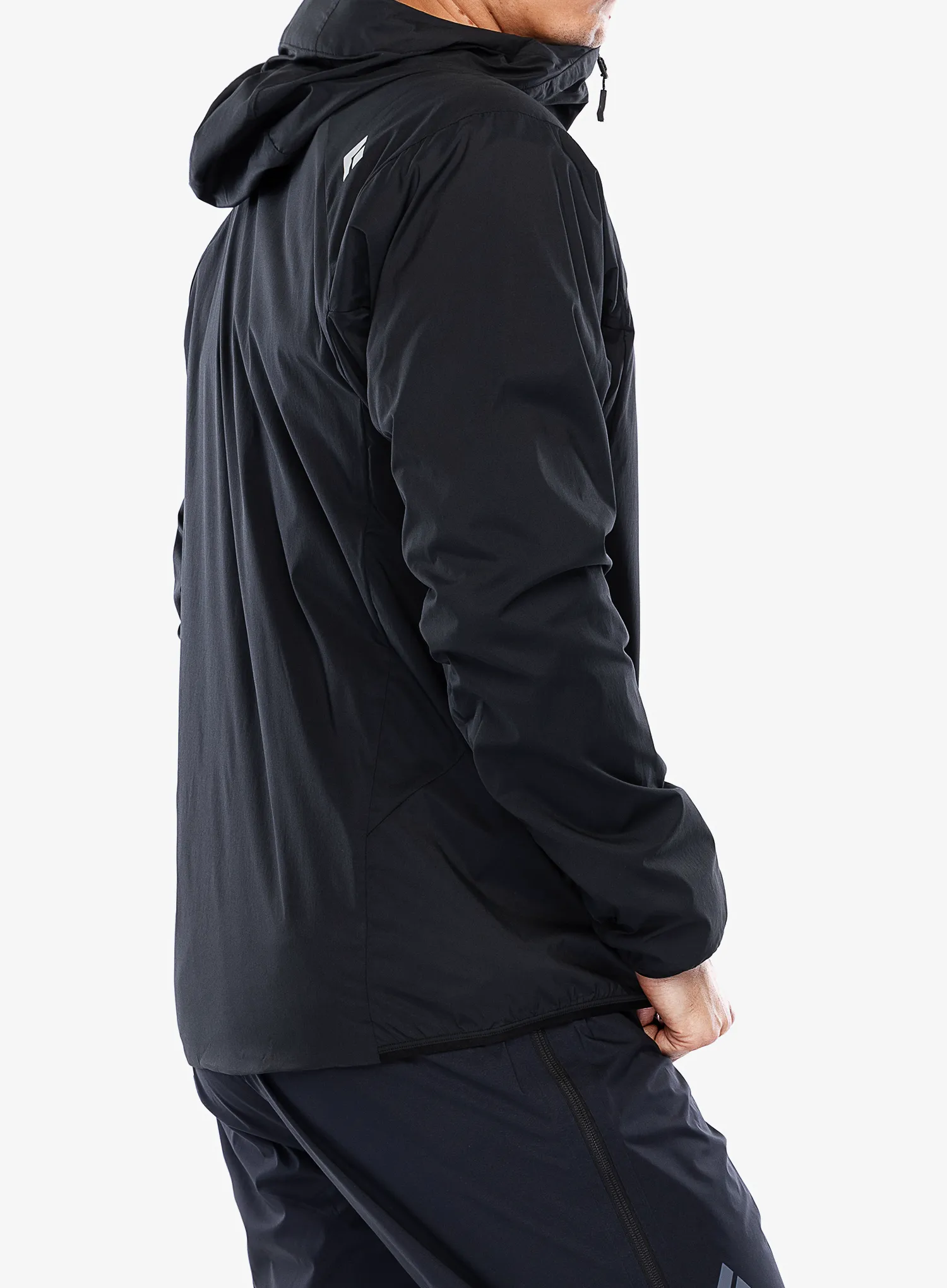 Softshellová bunda Black Diamond Alpine Start Insulated Hoody - black/black