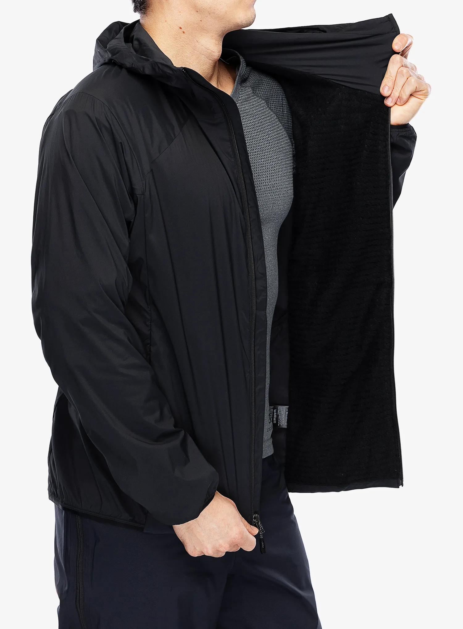 Softshellová bunda Black Diamond Alpine Start Insulated Hoody - black/black
