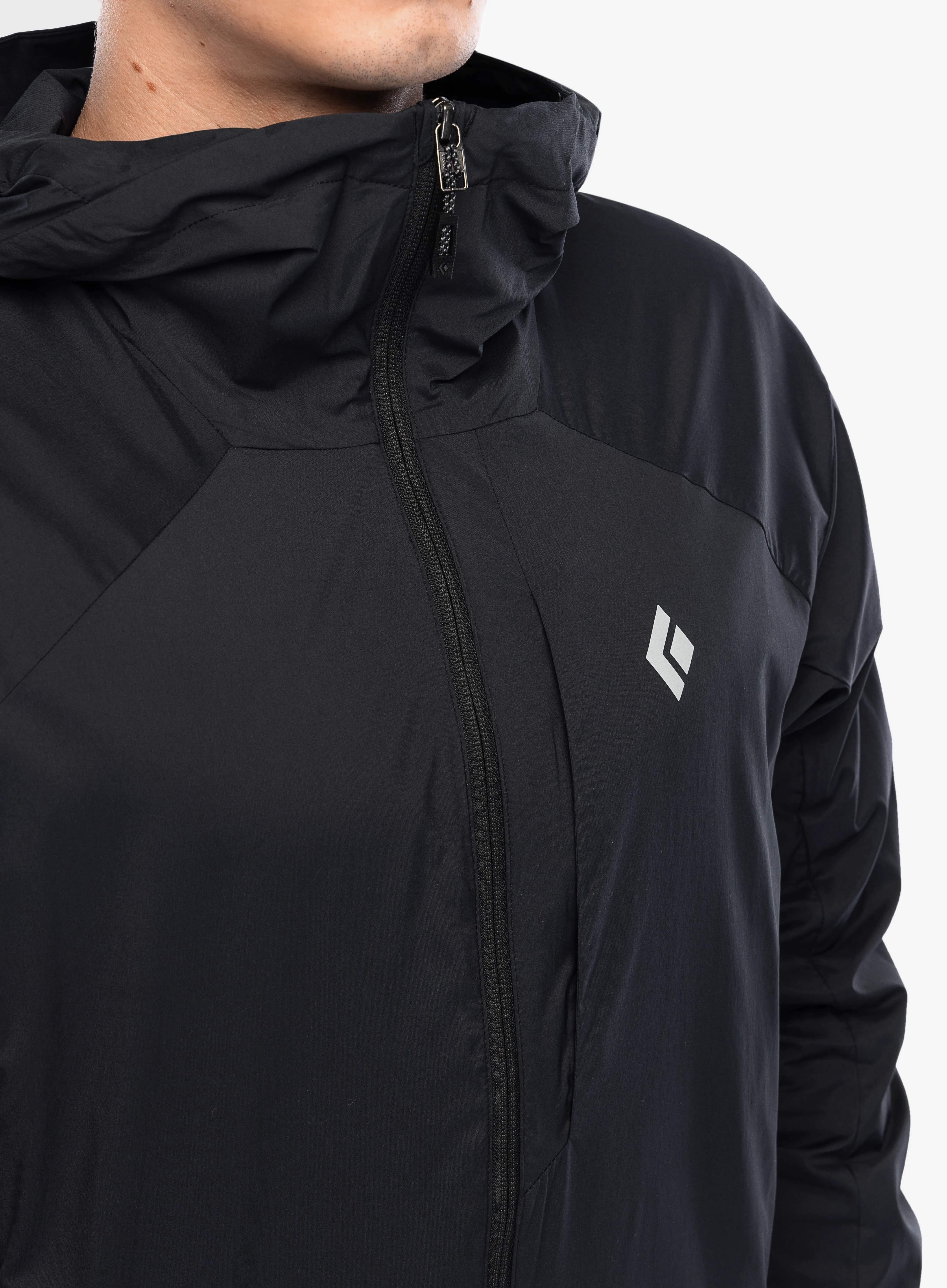 Softshellová bunda Black Diamond Alpine Start Insulated Hoody - black/black