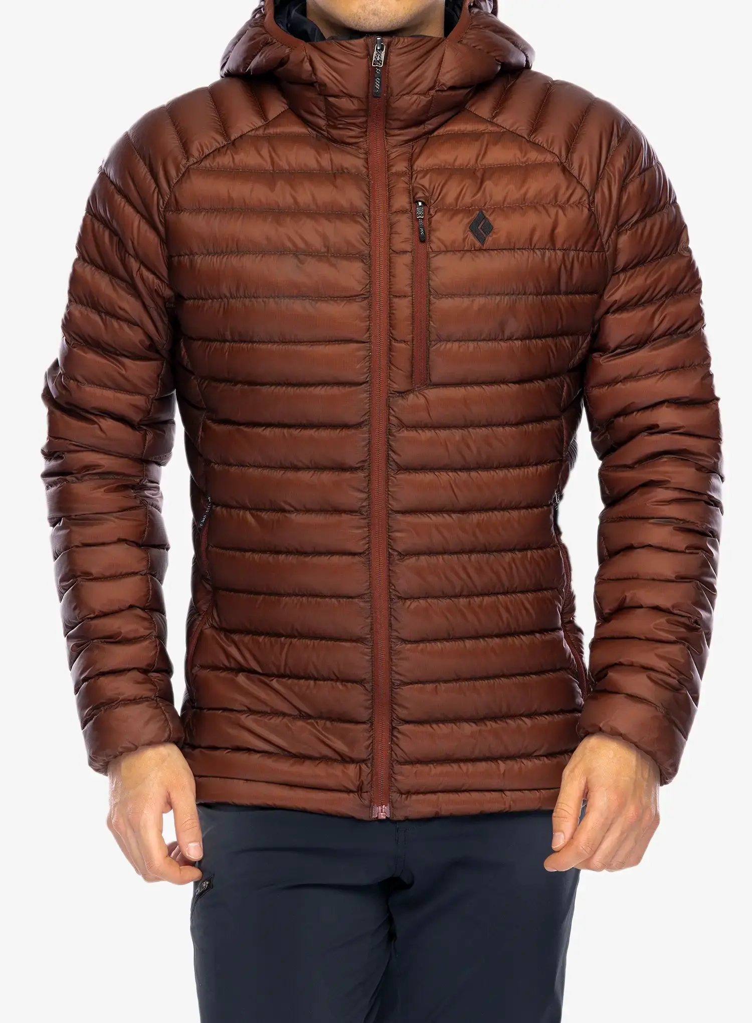Péřová bunda Black Diamond Approach Down Hoody - iron red