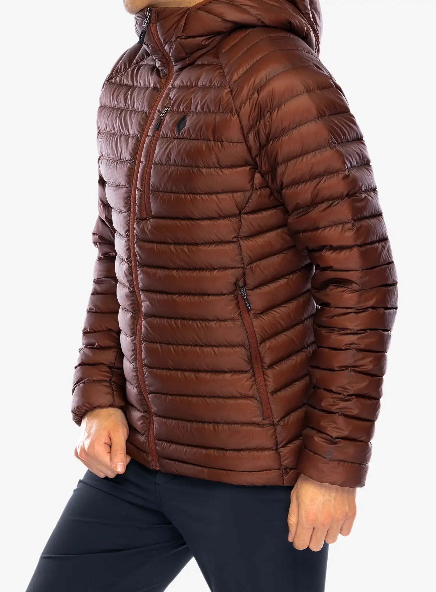 Péřová bunda Black Diamond Approach Down Hoody - iron red