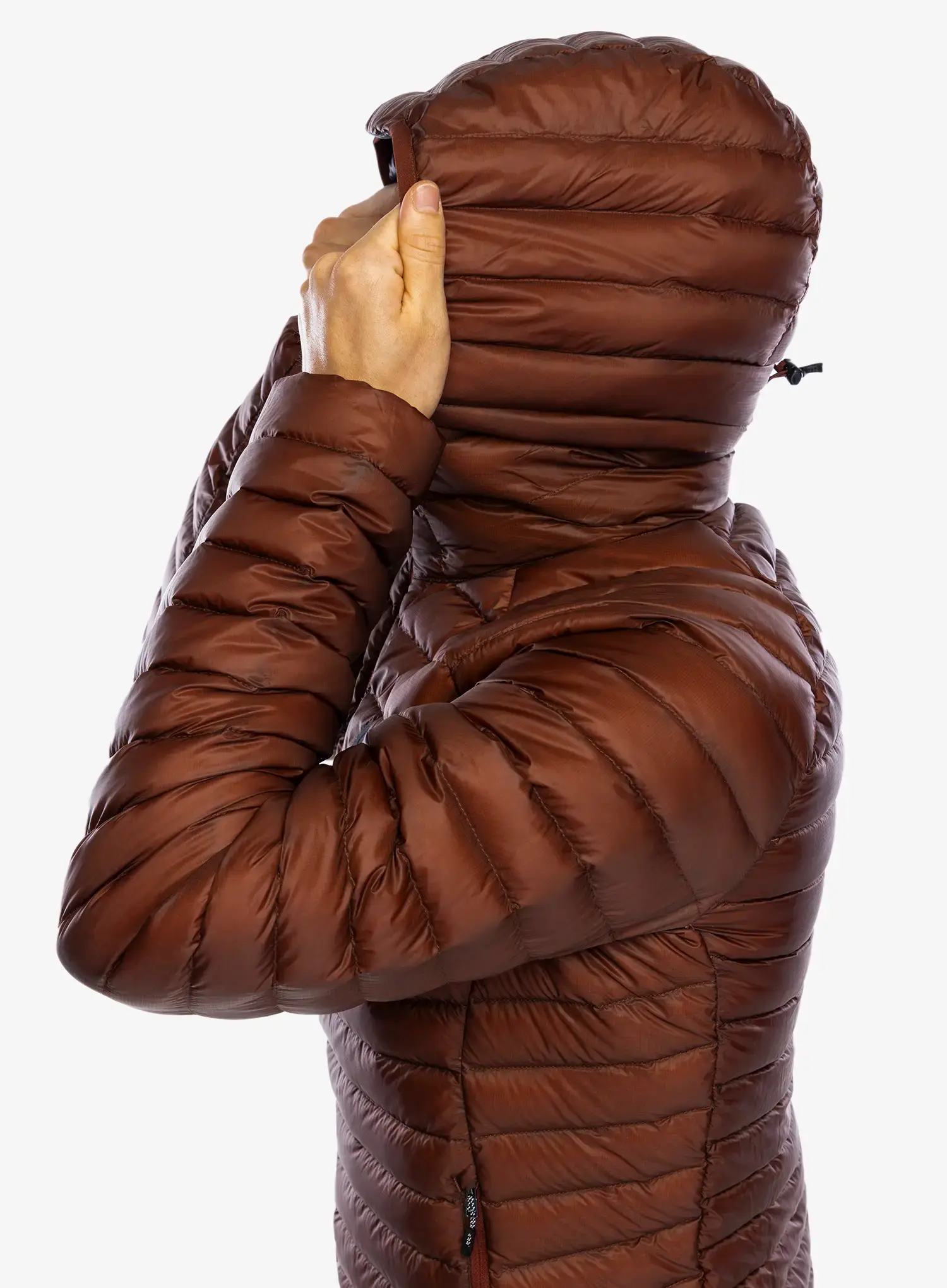 Péřová bunda Black Diamond Approach Down Hoody - iron red