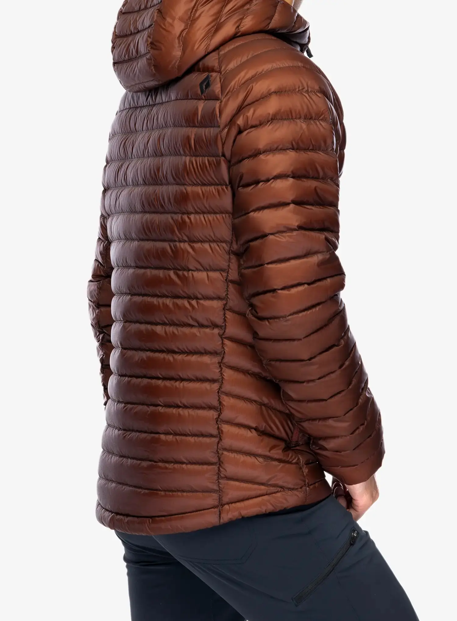 Péřová bunda Black Diamond Approach Down Hoody - iron red