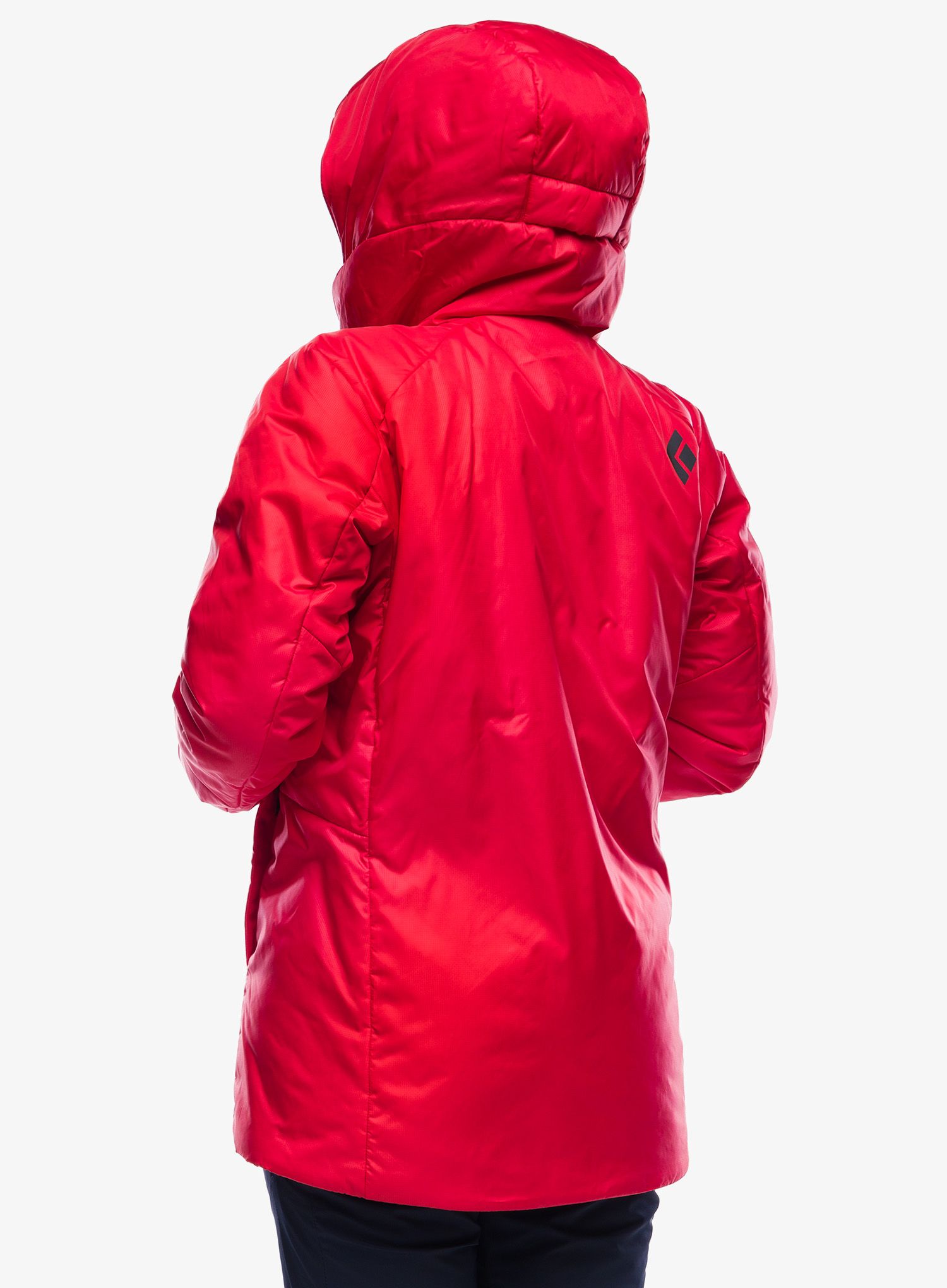 Zateplená bunda Black Diamond Belay Parka - coral red