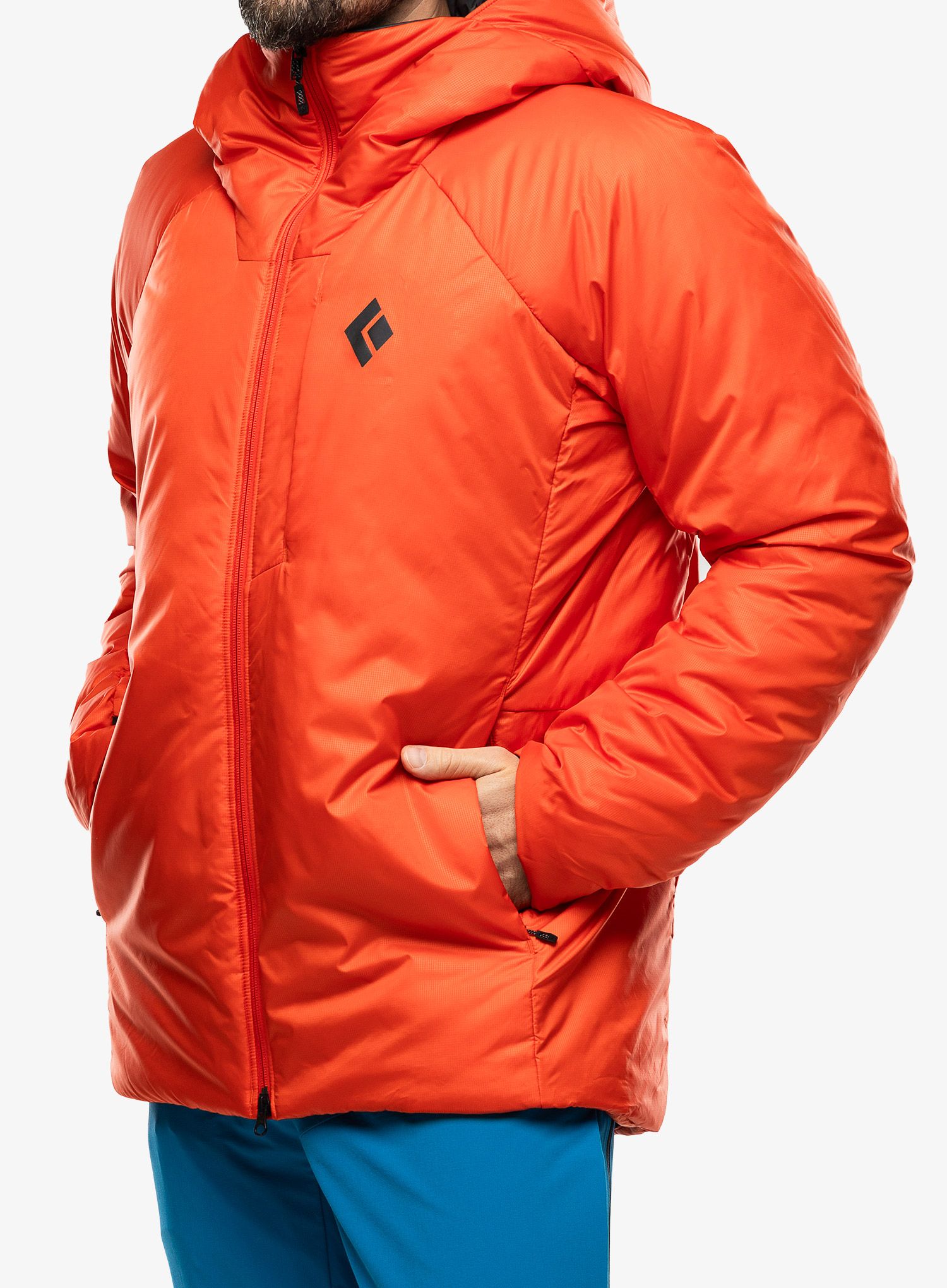 Zateplená bunda Black Diamond Belay Parka - octane