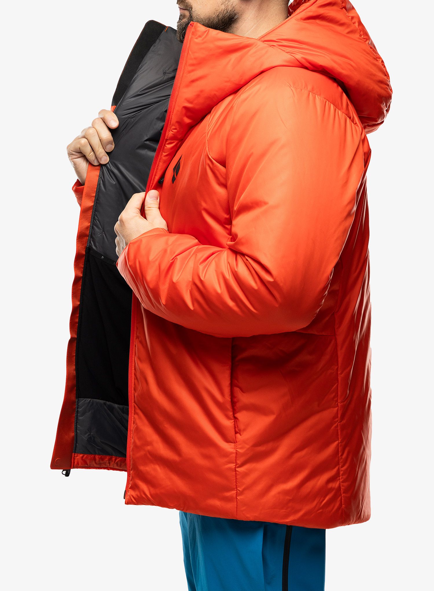 Zateplená bunda Black Diamond Belay Parka - octane