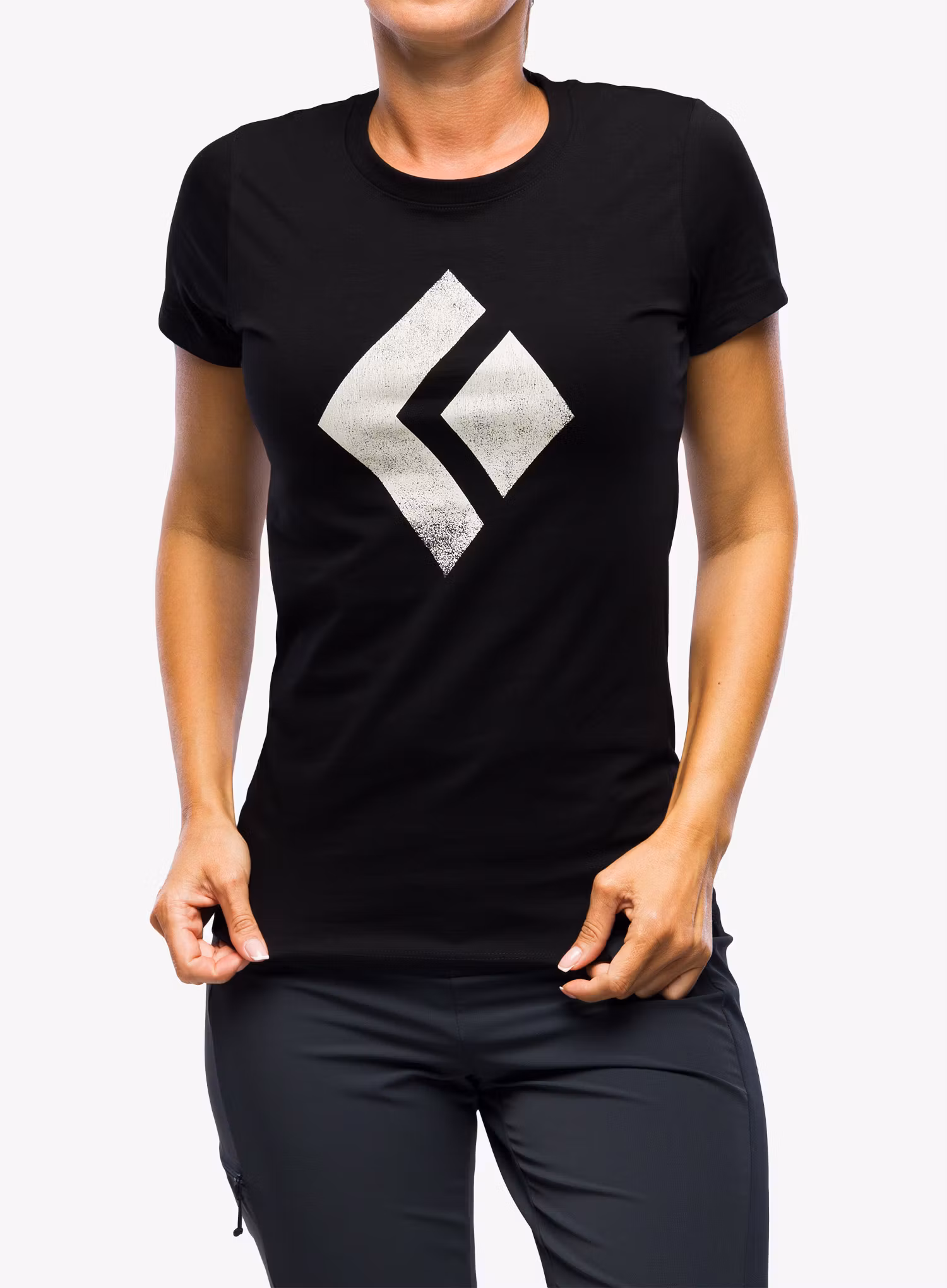 Dámské tričko Black Diamond Chalked Up Tee S/S - black