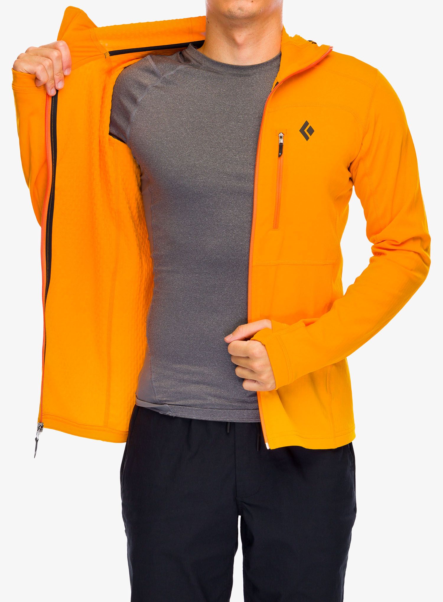 Mikina s kapucí Black Diamond Coefficient Hoody - bd orange
