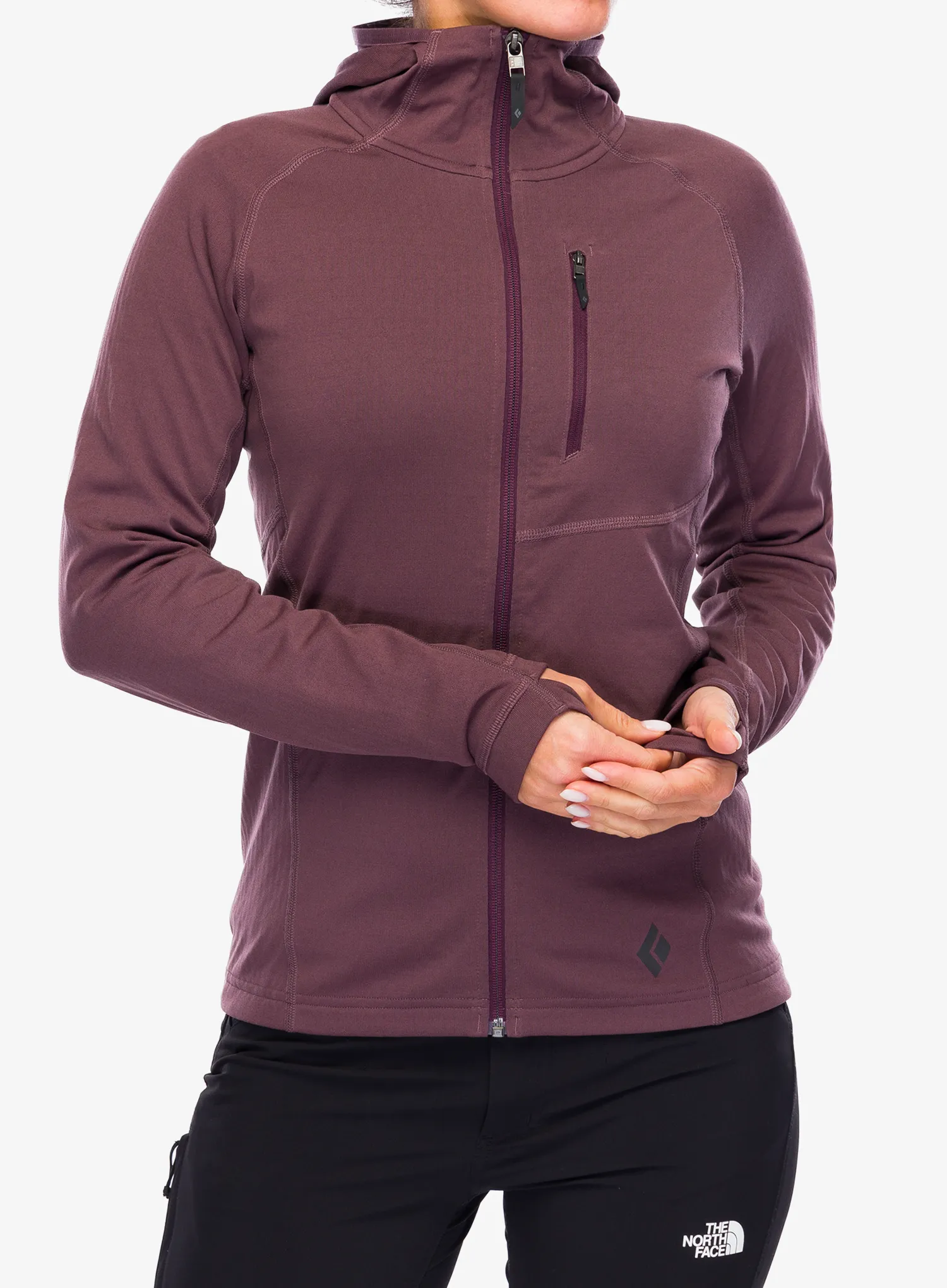 Fleece mikina dámská Black Diamond Coefficient Hoody - fig