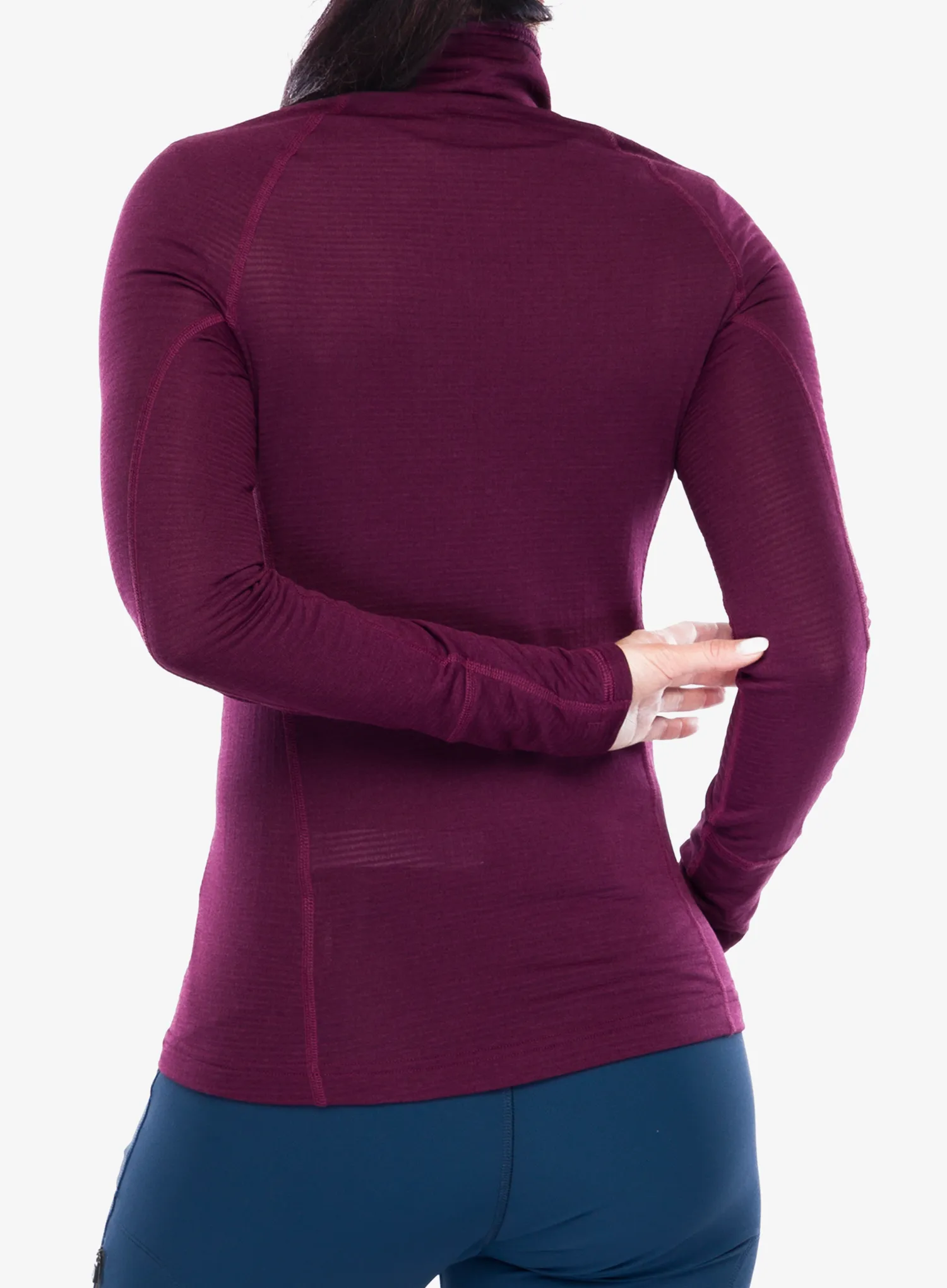 Dámská funkční mikina Black Diamond Coefficient LT Quarter Zip Pullover - blackberry