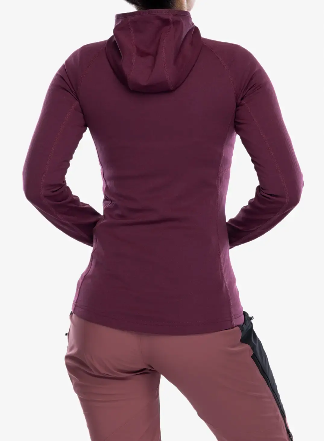 Dámská mikina s kapucí Black Diamond Coefficient QZ Hoody - blackberry