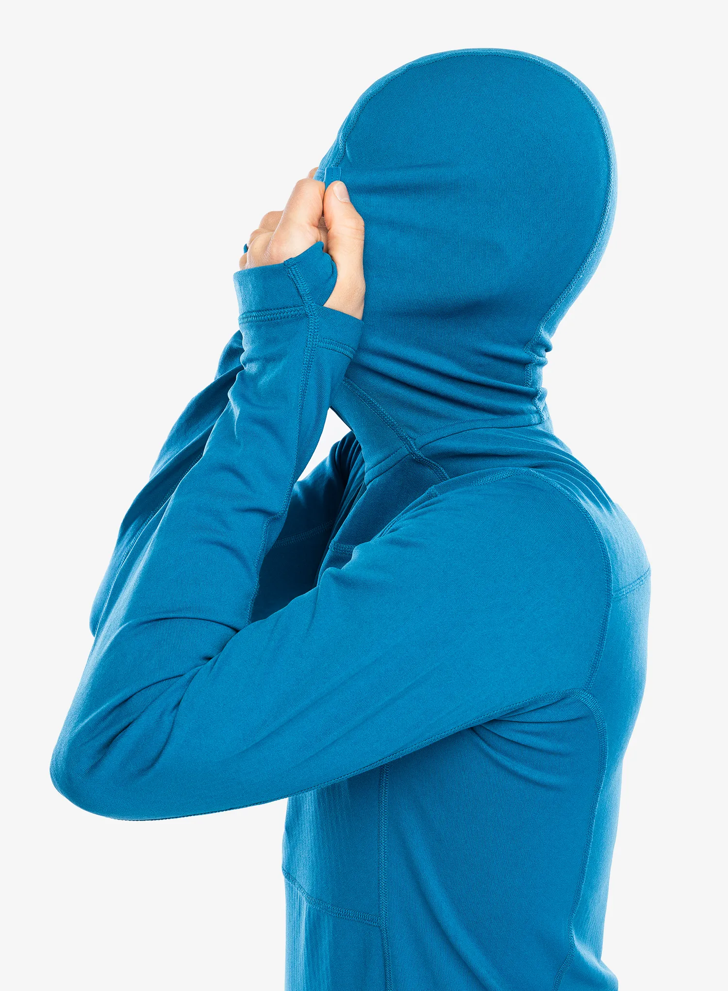 Fleece mikina Black Diamond Coefficient QZ Hoody - kingfisher