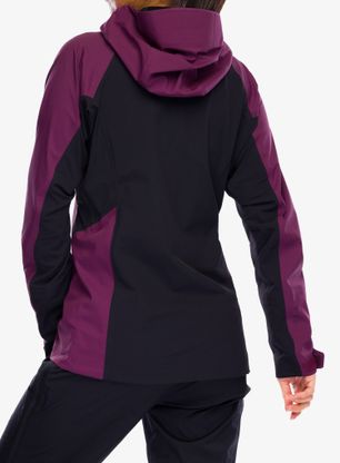 Bunda dámská Black Diamond Dawn Patrol Hybrid Shell - blkberry/black