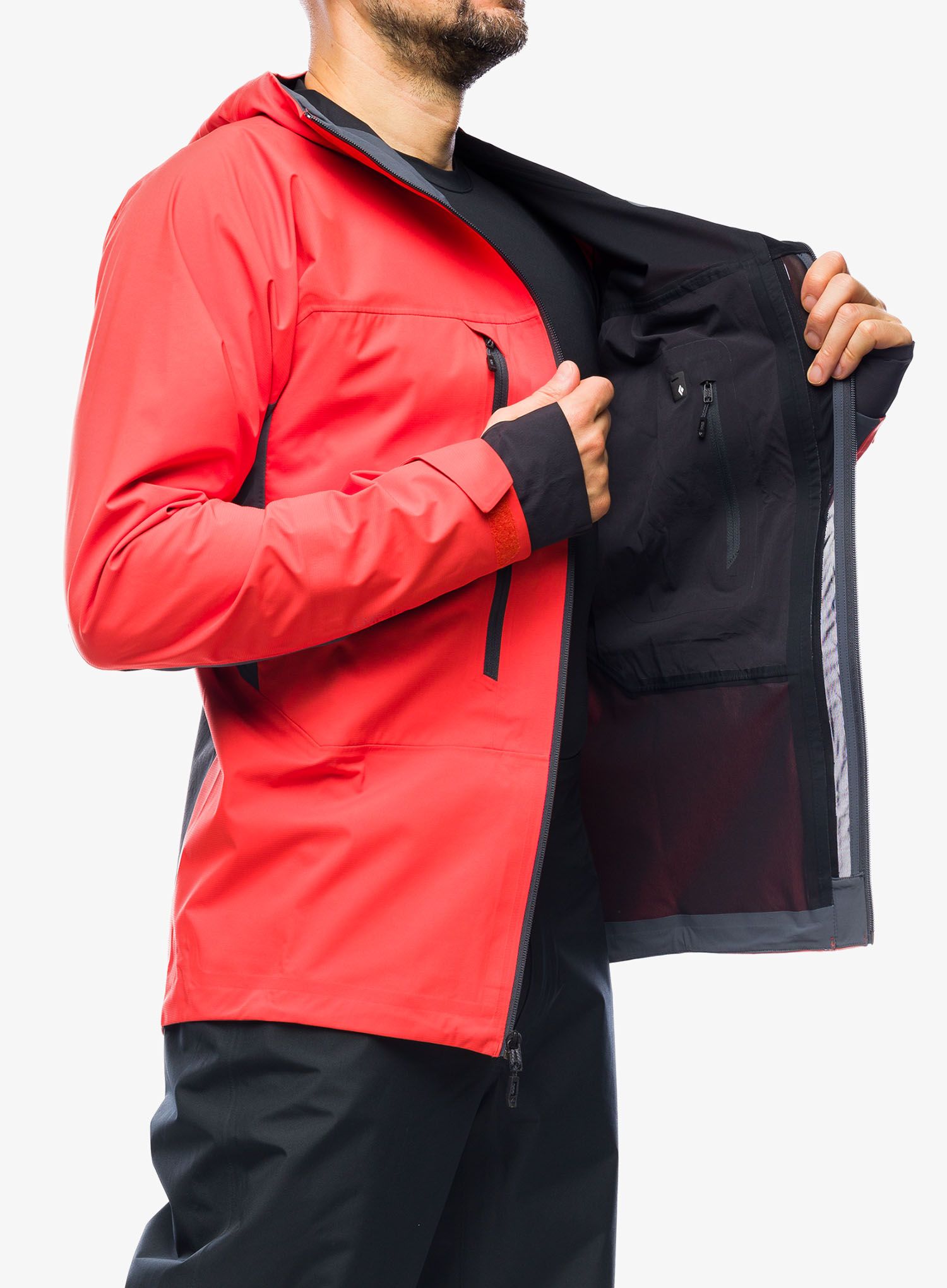 Bunda Black Diamond Dawn Patrol Hybrid Shell - octane