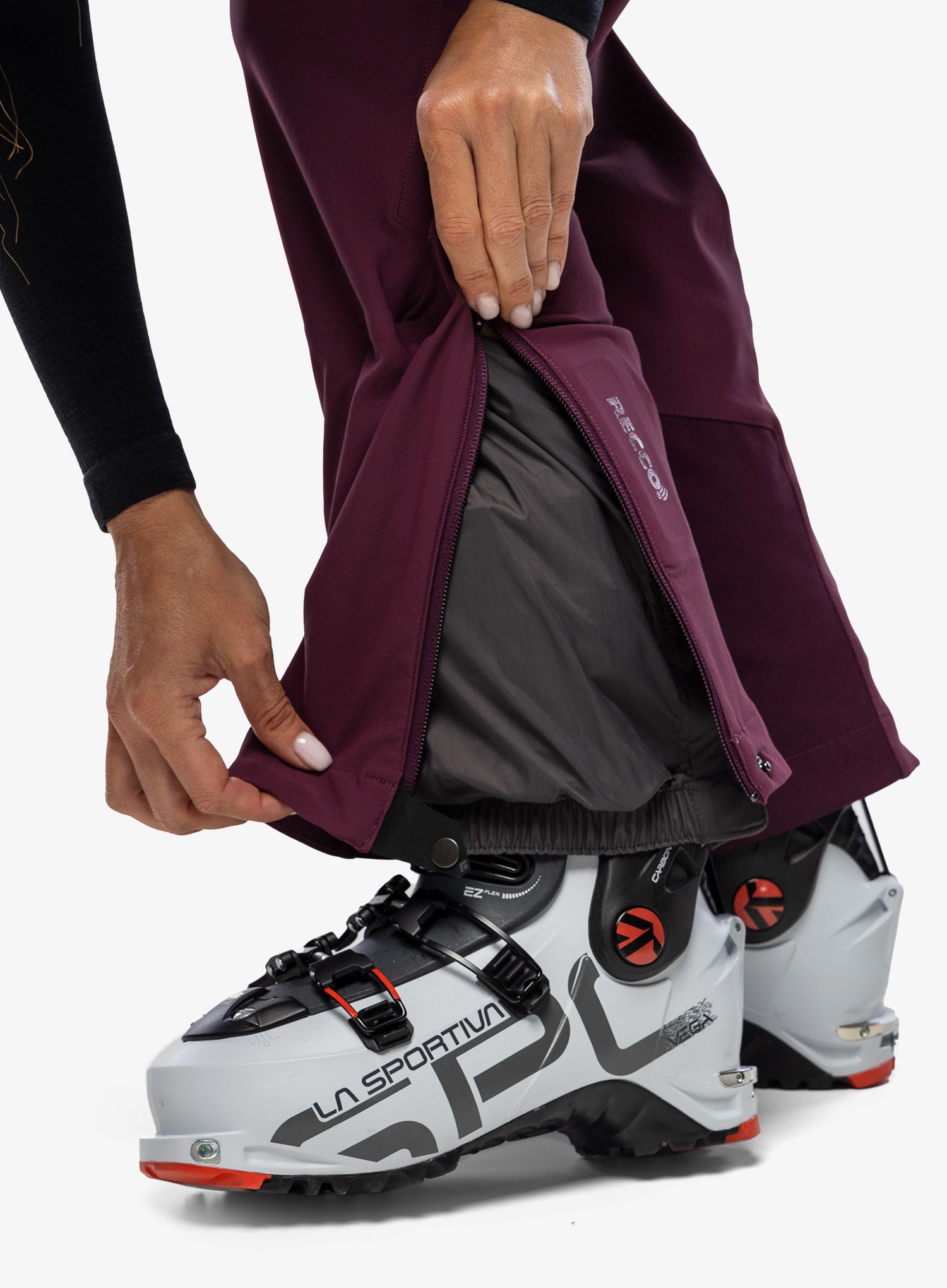 Skialpové kalhoty dámské Black Diamond Dawn Patrol Pants - blackberry