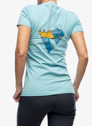Dámské tričko Black Diamond Desert To Mountain SS Tee - coastal blue