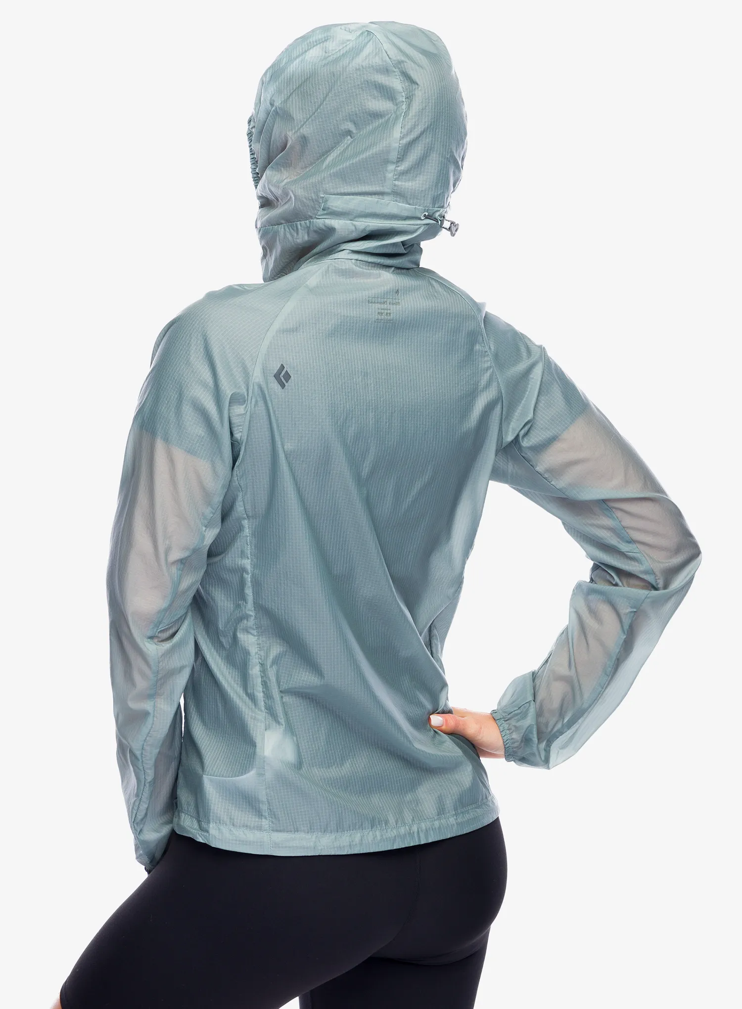 Bunda na běhání dámská Black Diamond Distance Wind Shell - blue ash
