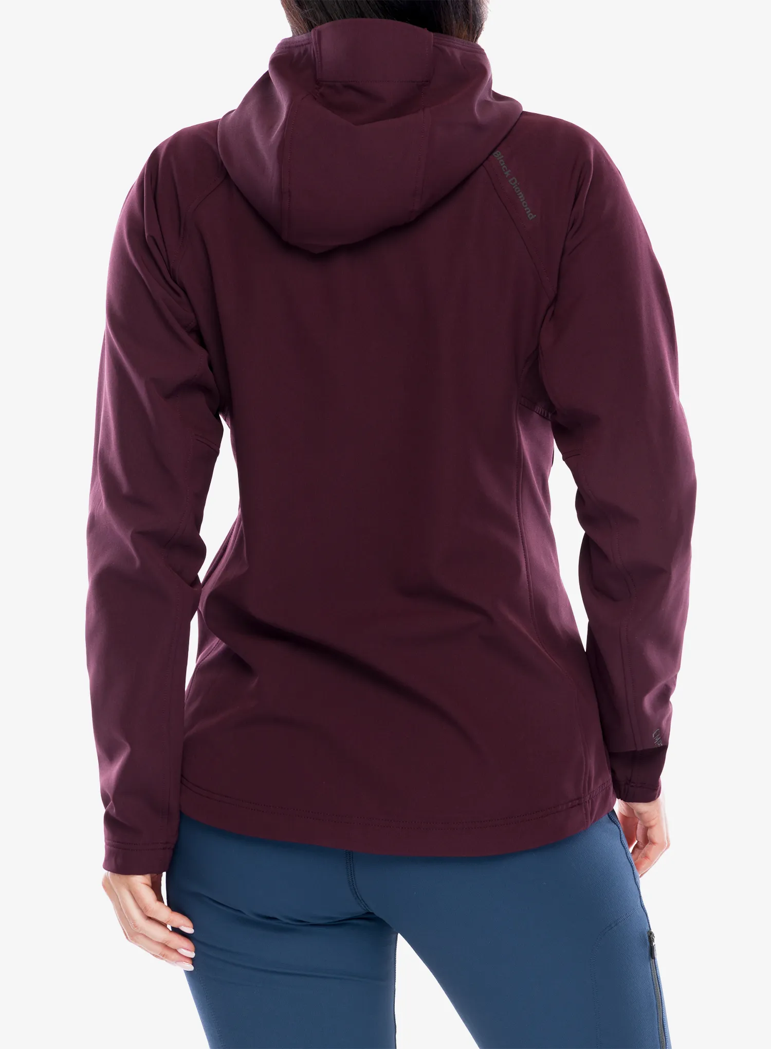 Softshellová bunda dámská Black Diamond Element Hoody - bordeaux